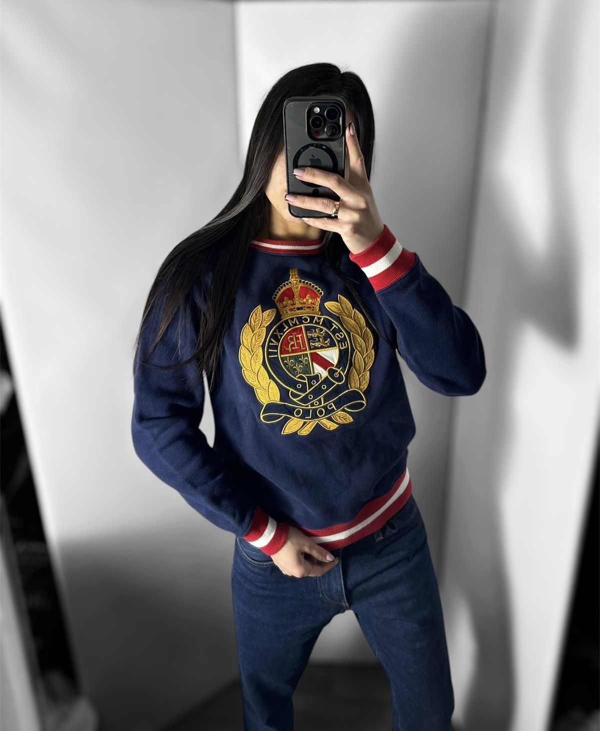 Polo Ralph Lauren × Vintage Vintage polo Ralph Lauren big logo size S rare Size S / US 4 / IT 40 - 5 Thumbnail
