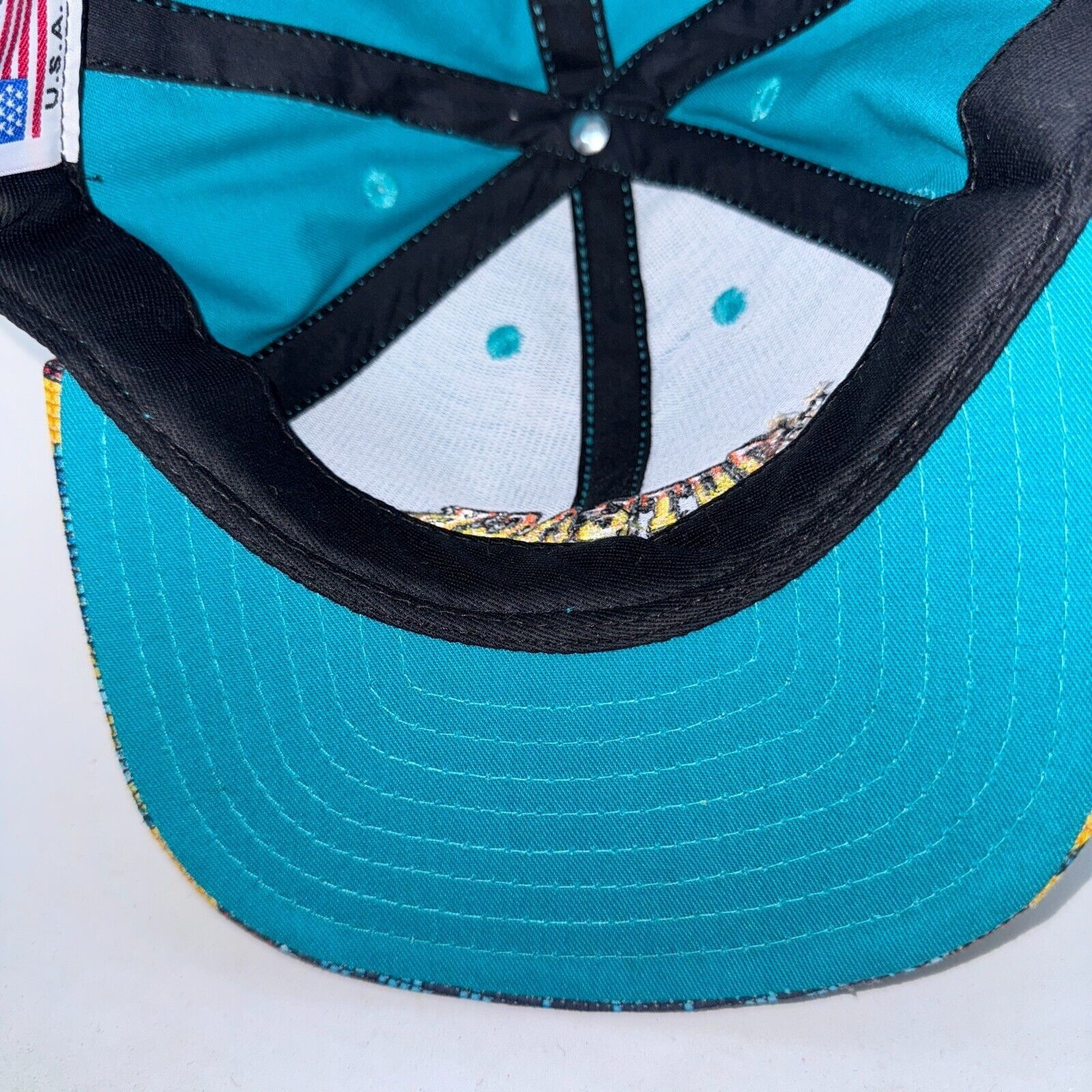 Other Outback Wildlife Feeders Turquoise Southwestern Snapback Hat Size ONE SIZE - 4 Thumbnail