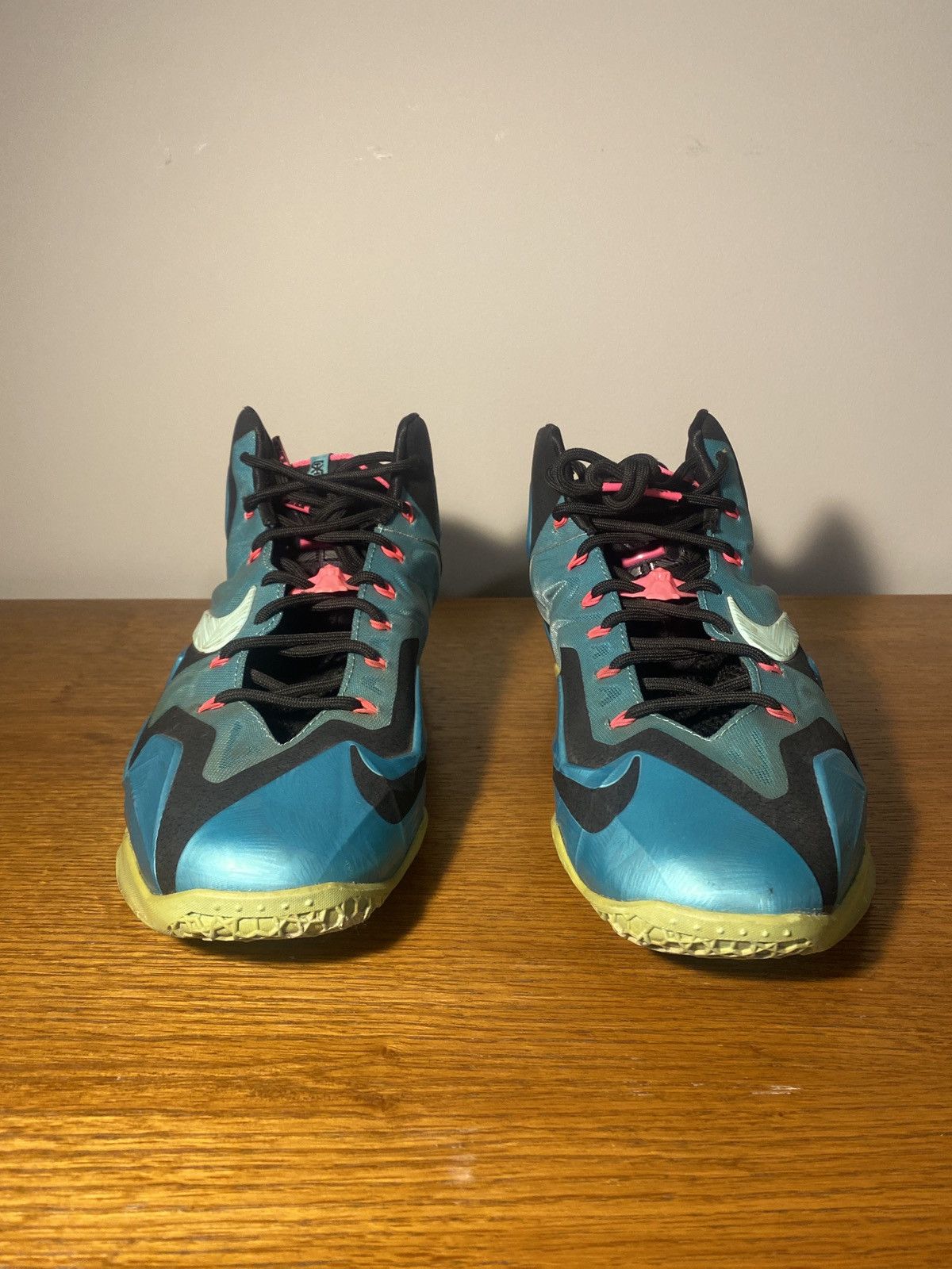 Nike Nike LeBron 11 “South Beach) Size US 12.5 / EU 45-46 - 2 Thumbnail