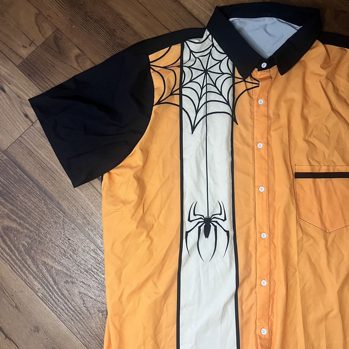 Vintage Y2K spider button up Size US XL / EU 56 / 4 - 2 Thumbnail