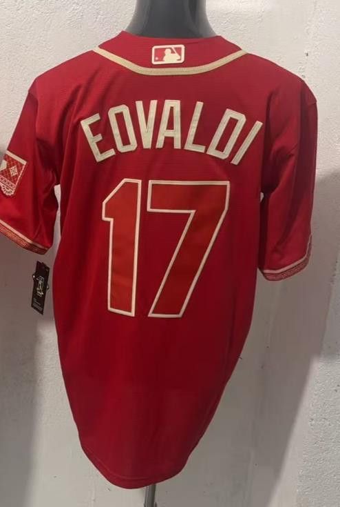 MLB Texas Rangers #17 Eovaldi Jersey Size US XL / EU 56 / 4 - 1 Thumbnail