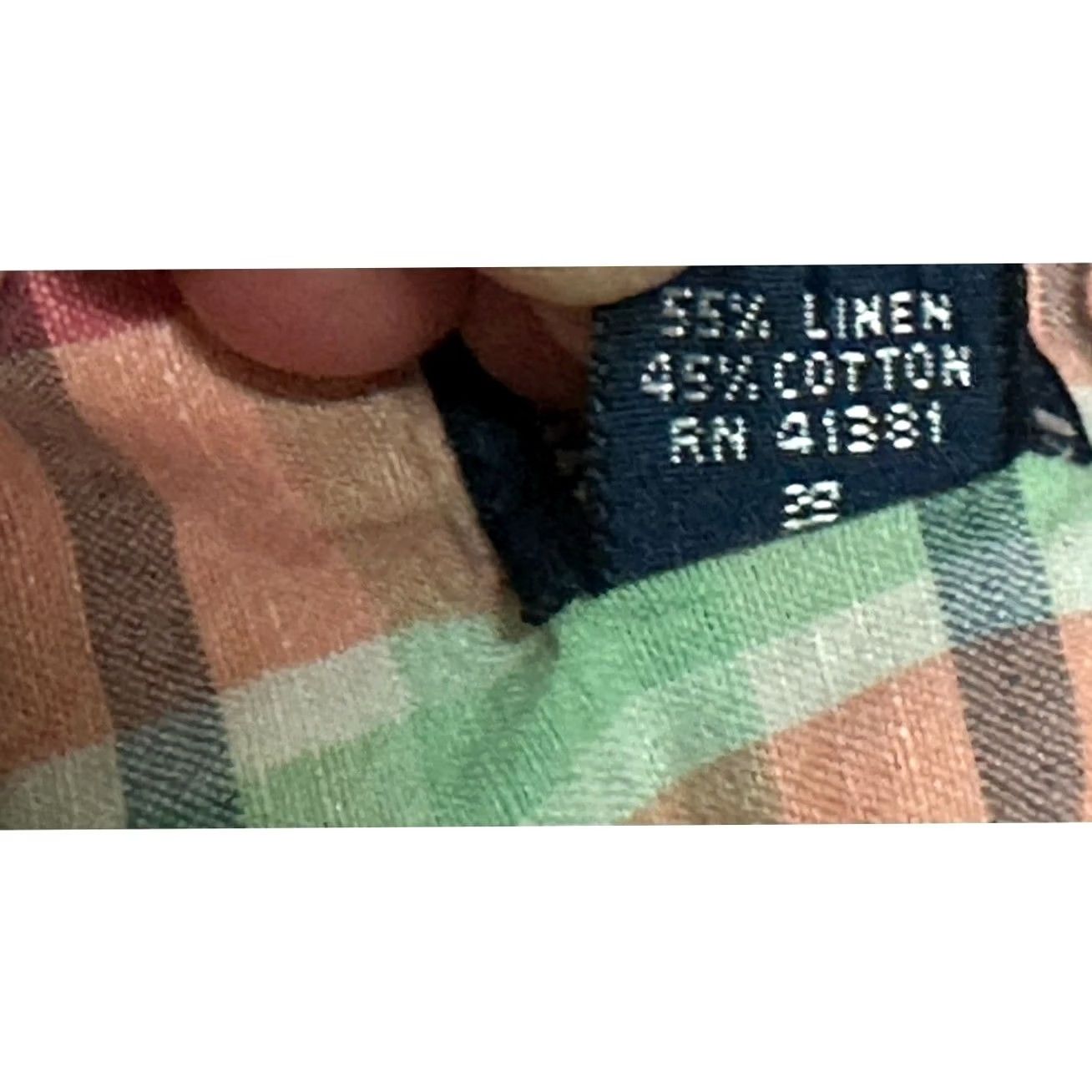 Polo Ralph Lauren Polo Ralph Lauren Shirt Mens L Plaid Linen Blend Western Cowboy Pearl Snap Size US L / EU 52-54 / 3 - 5 Thumbnail