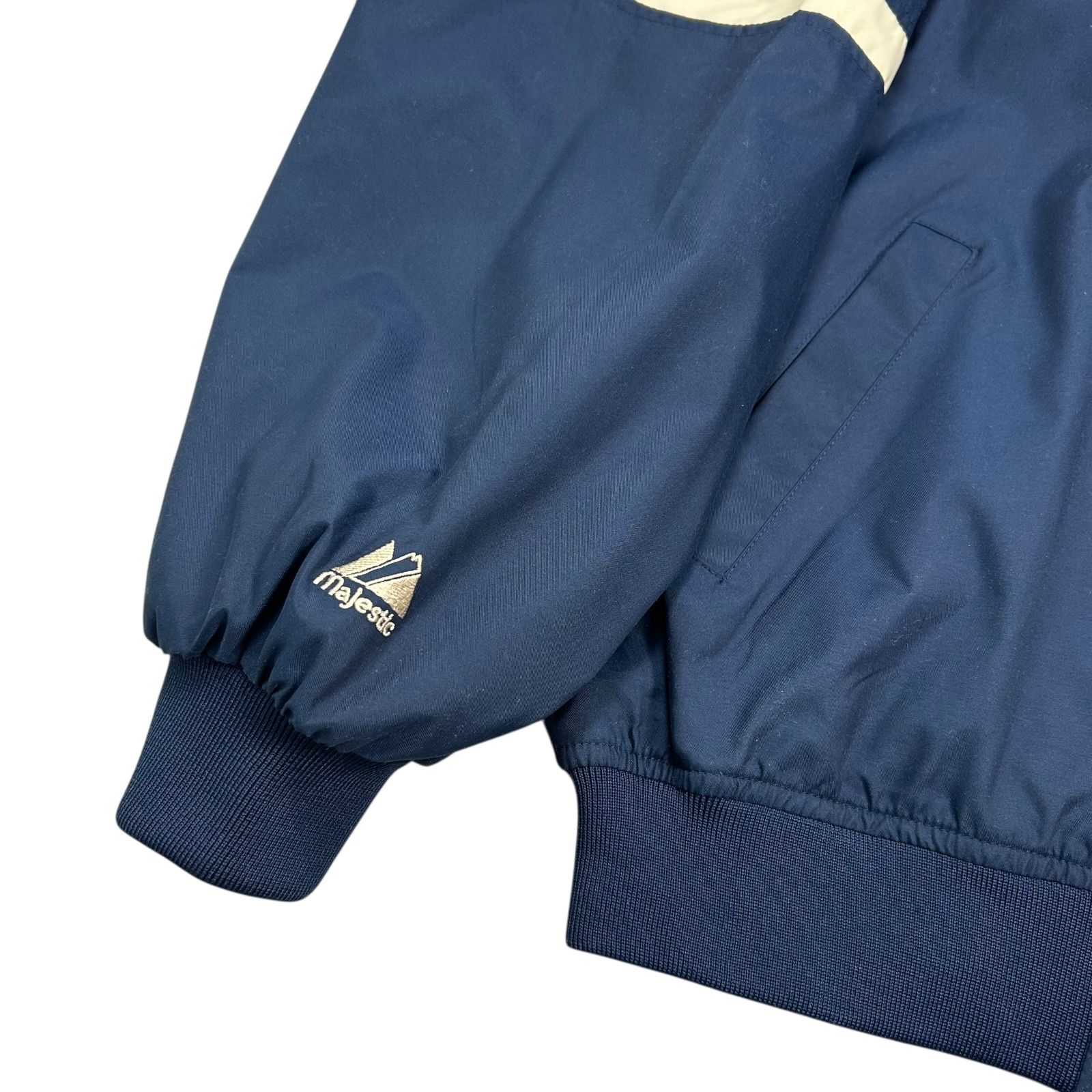 MLB VTG NEW YORK YANKEES MAJESTIC COOPERSTOWN WINDBREAKER JACKET Size US L / EU 52-54 / 3 - 4 Thumbnail