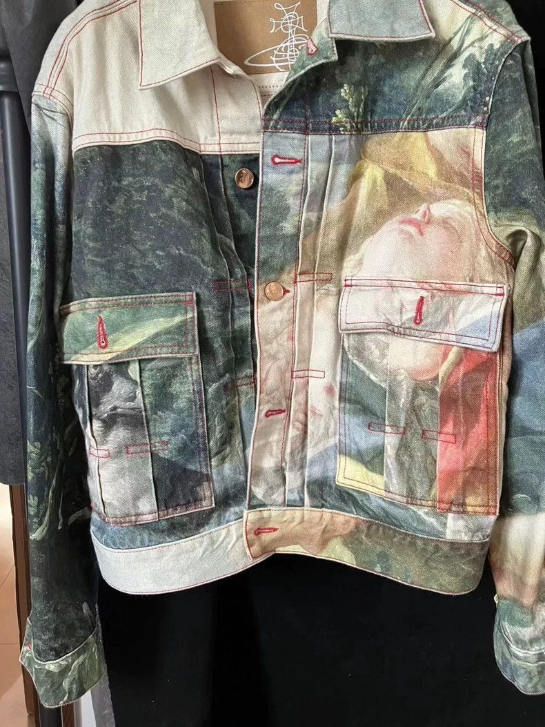Vivienne Westwood Vivienne Westwood Oil painting denim jacket Size S / US 4 / IT 40 - 1 Thumbnail
