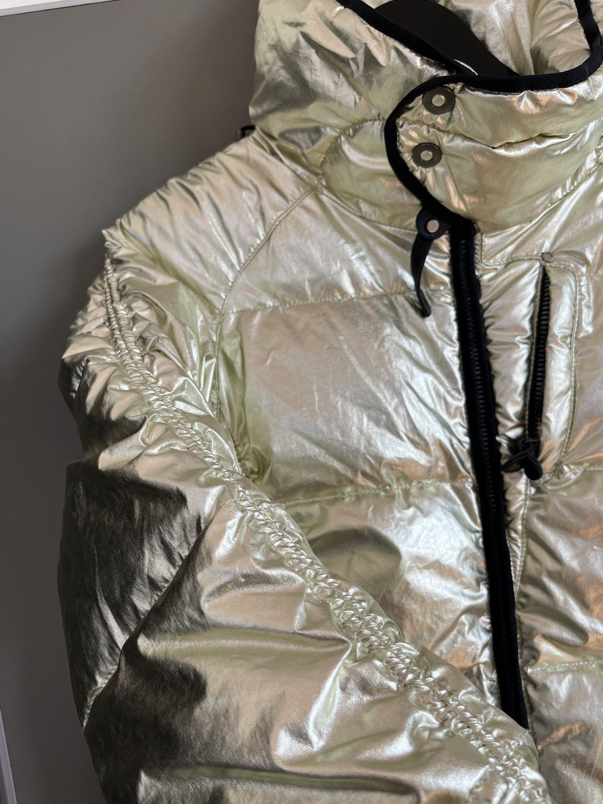 Other KRU St Moriz Gold Shinny Luxury Down Moncler Style Jacket Size L / US 10 / IT 46 - 10 Thumbnail