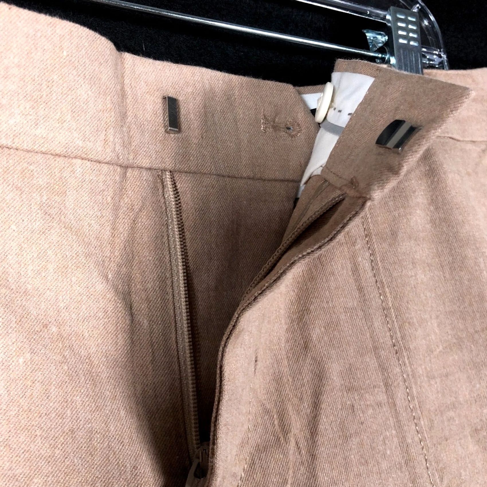 Banana Republic Banana Republic Womens Pants Tan Mid Rise Sloan Fit Cropped Ankle Stretch 6 Size 24" / US 00 / IT 34 - 4 Thumbnail