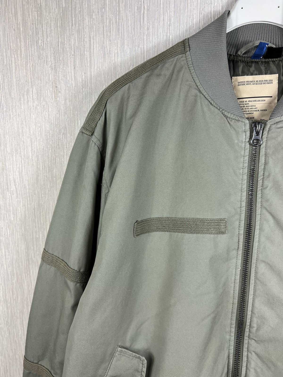 H&M Archive H&M military bomber M54 jacket bondage helmut lang Size US XL / EU 56 / 4 - 4 Thumbnail