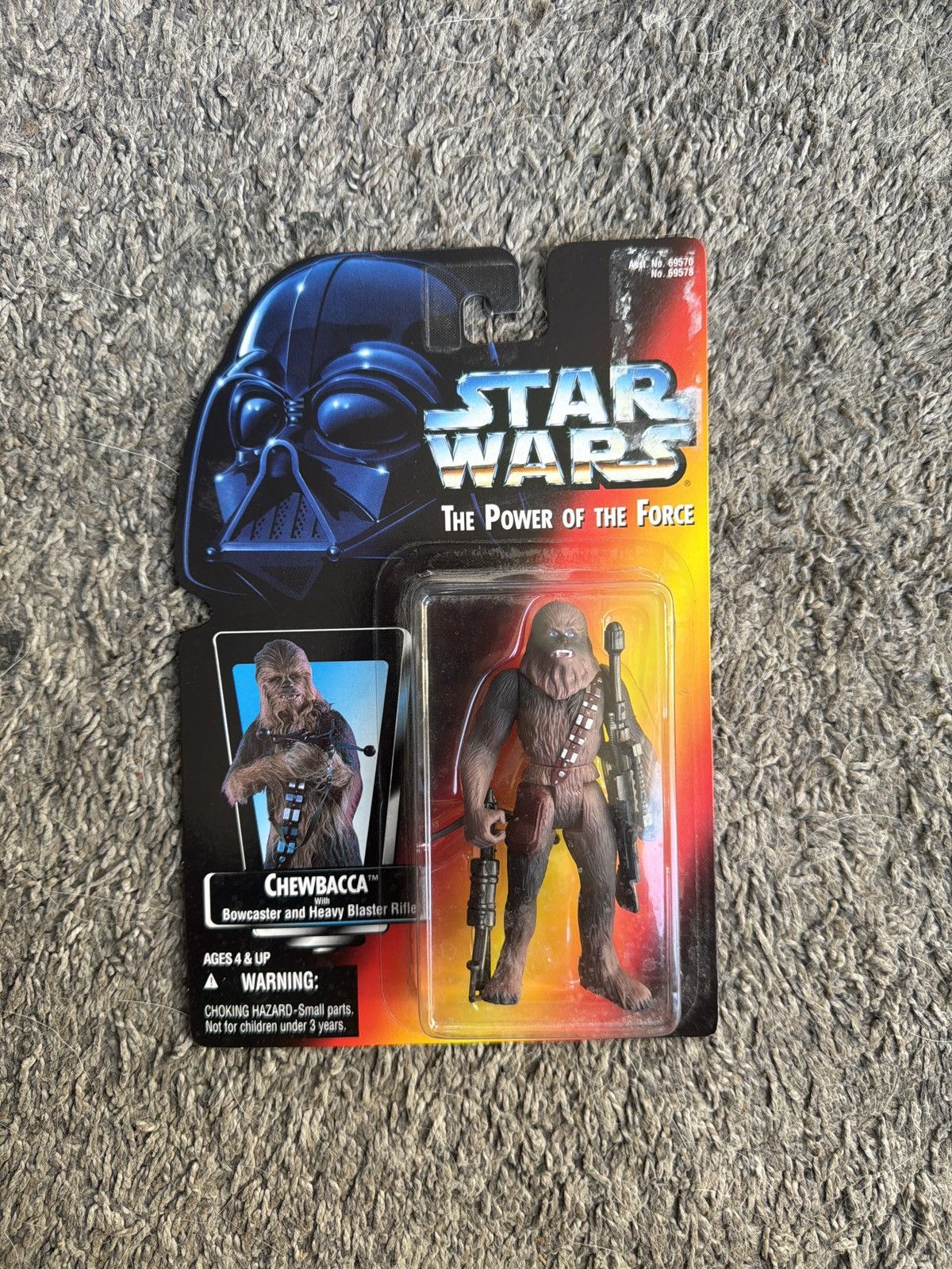 Star Wars 1995 Kenner Star Wars The Power Of The Force Chewbacca Size ONE SIZE - 1 Thumbnail