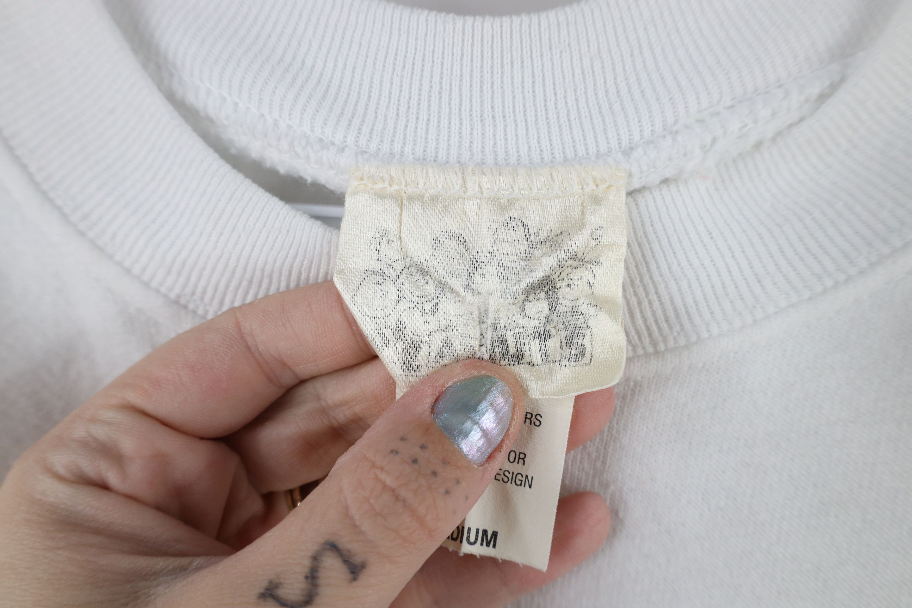 Vintage Vintage 90s Peanuts Snoopy Crewneck Sweatshirt White USA Size M / US 6-8 / IT 42-44 - 9 Thumbnail