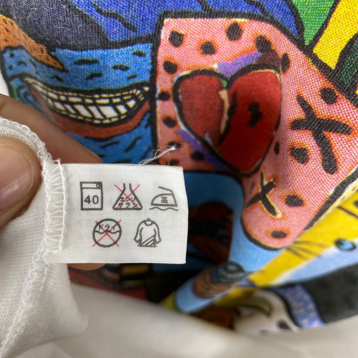 Bausch & Lomb × Vintage Vintage 80's BAUSCH & LOMB Art Graphic Tee Shirt Free Size Size US M / EU 48-50 / 2 - 6 Thumbnail