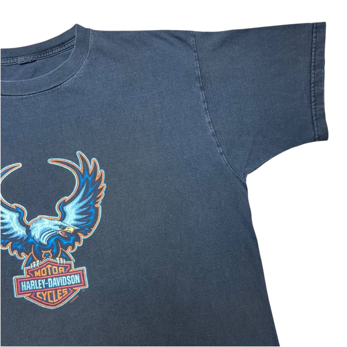 Harley Davidson × Vintage Vintage 1998 Harley Davidson Eagle Emblem Logo Graphic Tee Size US XL / EU 56 / 4 - 7 Thumbnail