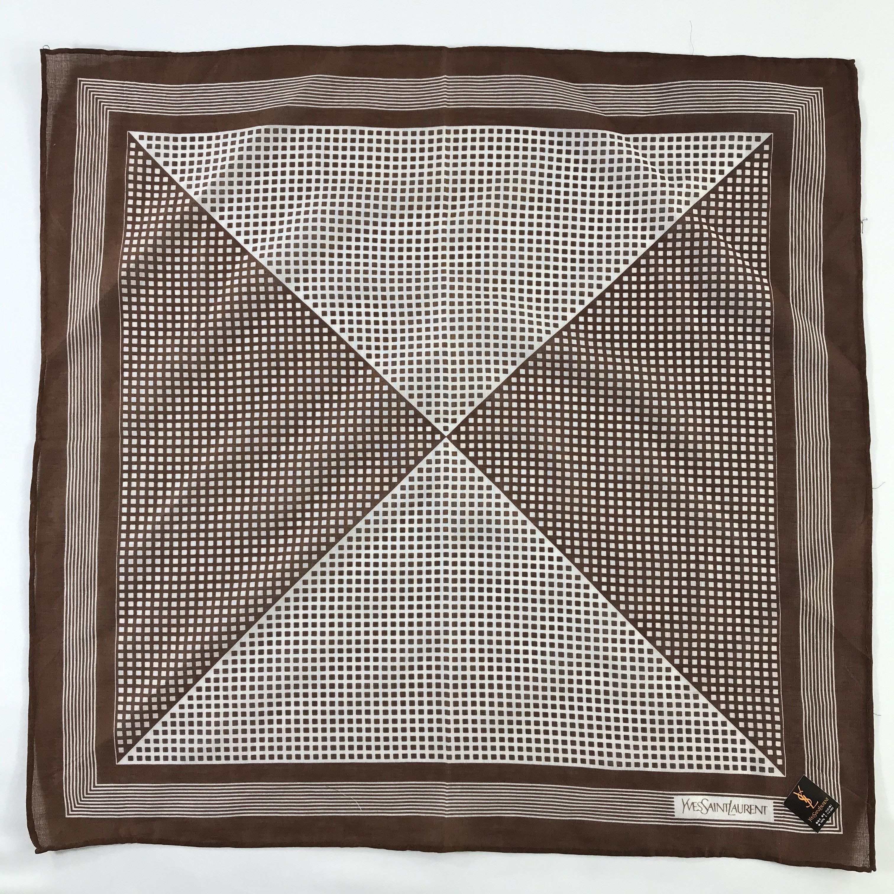 Vintage × Yves Saint Laurent Yves Saint Laurent Bandana / Handkerchief /Neckerchief -S581 Size ONE SIZE - 1 Thumbnail