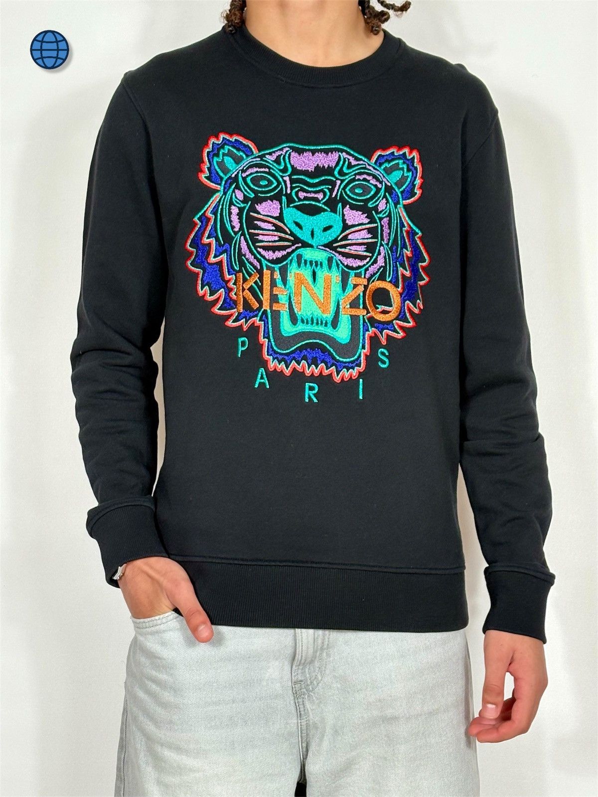 Kenzo Kenzo sweater size M color black Size US M / EU 48-50 / 2 - 1 Thumbnail
