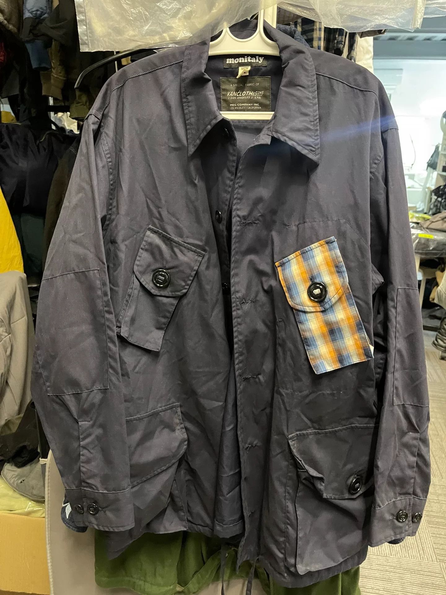 Monitaly Monitaly Navy Single-Layer Jacket Size US XS / EU 42 / 0 - 1 Thumbnail