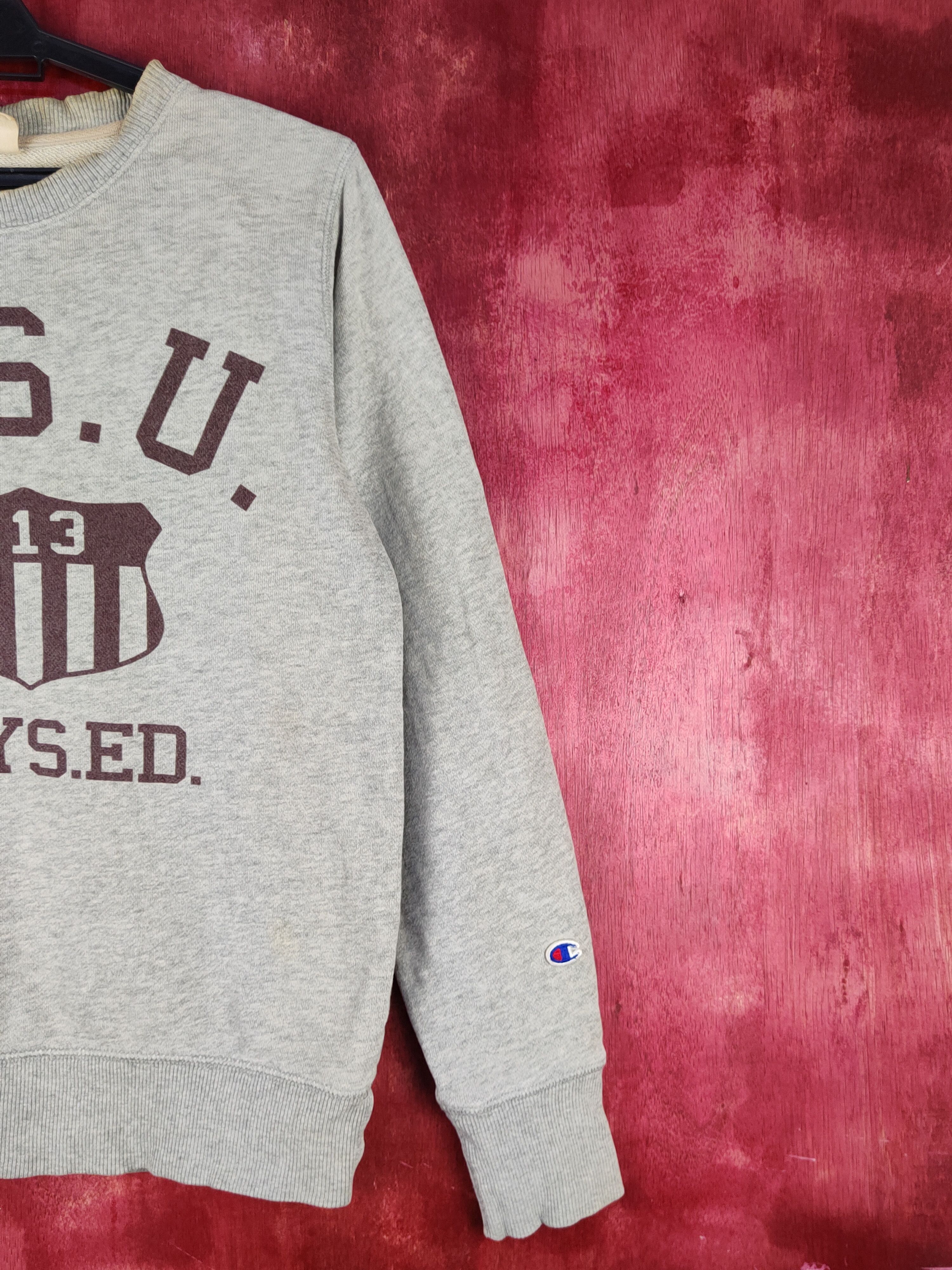 Champion × Japanese Brand × Vintage WSU Champion vintage Gray Sweatshirts #S2043 Size S / US 4 / IT 40 - 5 Thumbnail