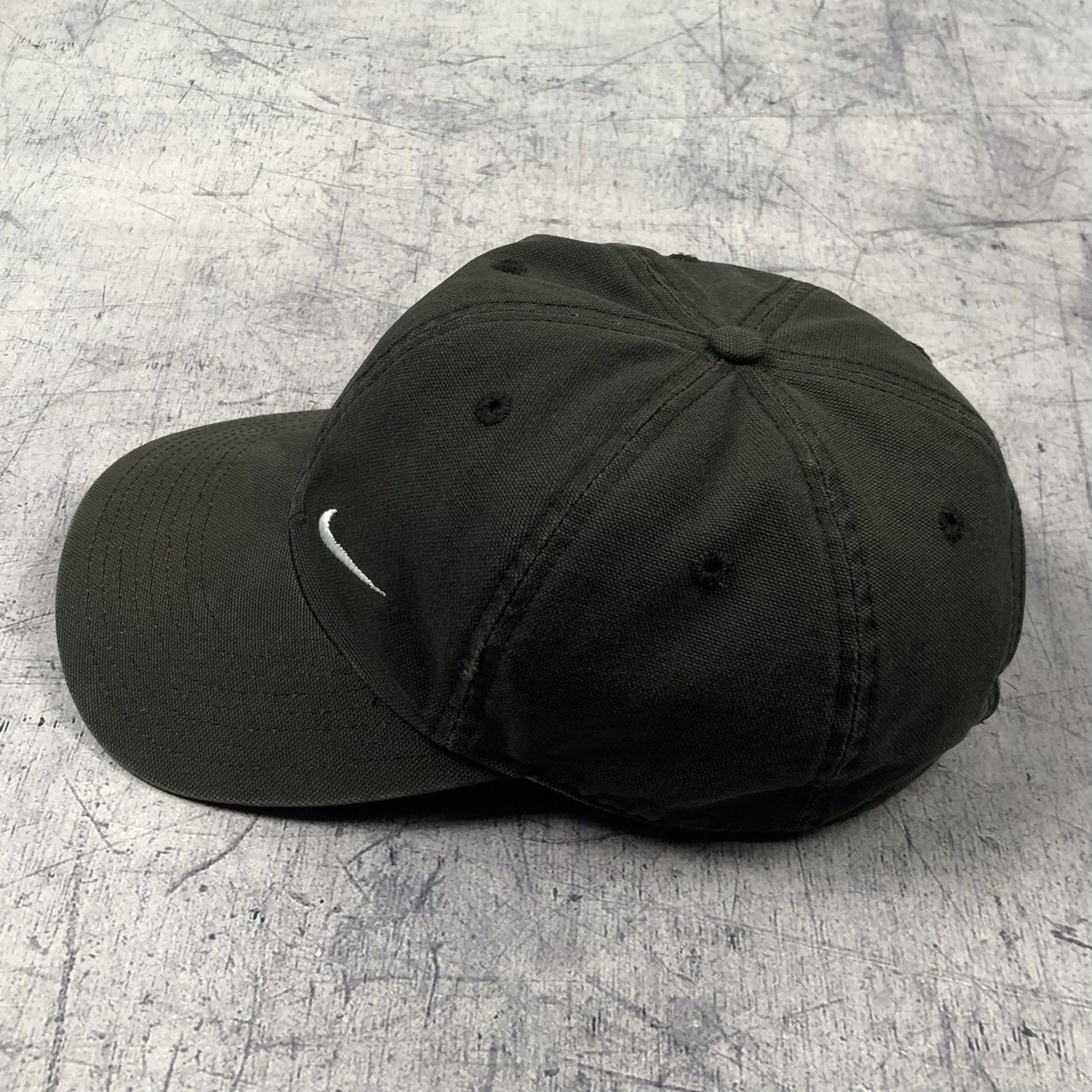 Nike Vintage Y2K Nike Double Swoosh Logo Cap gorpcore drill Size ONE SIZE - 5 Thumbnail