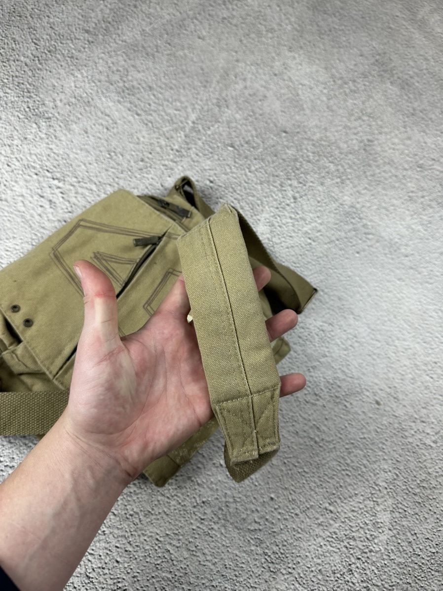 Japanese Brand Vintage Diesel Style Shoulder Bag Canvas Y2K Faded SK8 Size ONE SIZE - 8 Thumbnail