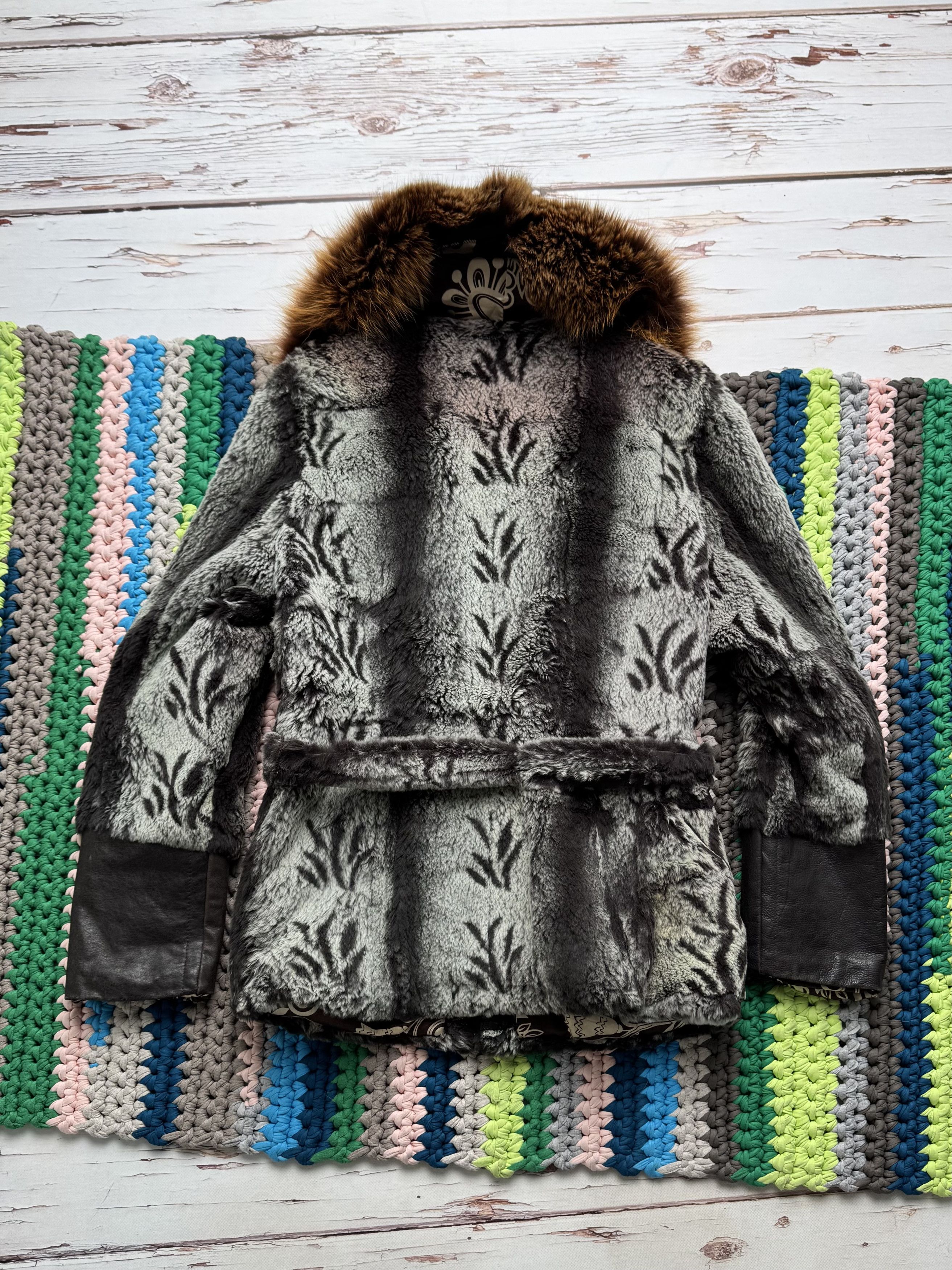 Japanese Brand Vintage Real Fur Jacket With Belt (D15) Size S / US 4 / IT 40 - 13 Thumbnail