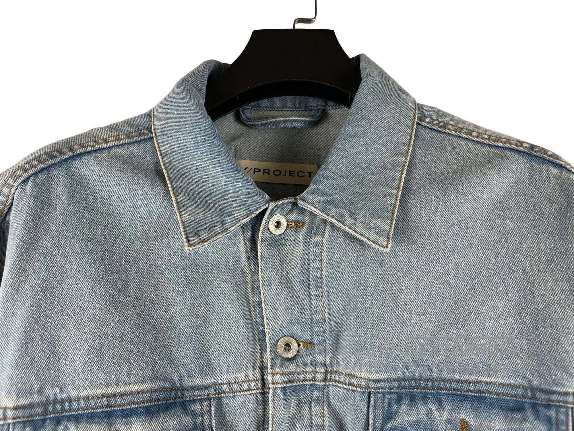 Y/Project Y/Project Steel wire wrinkled wash denim jacket Size US L / EU 52-54 / 3 - 3 Thumbnail