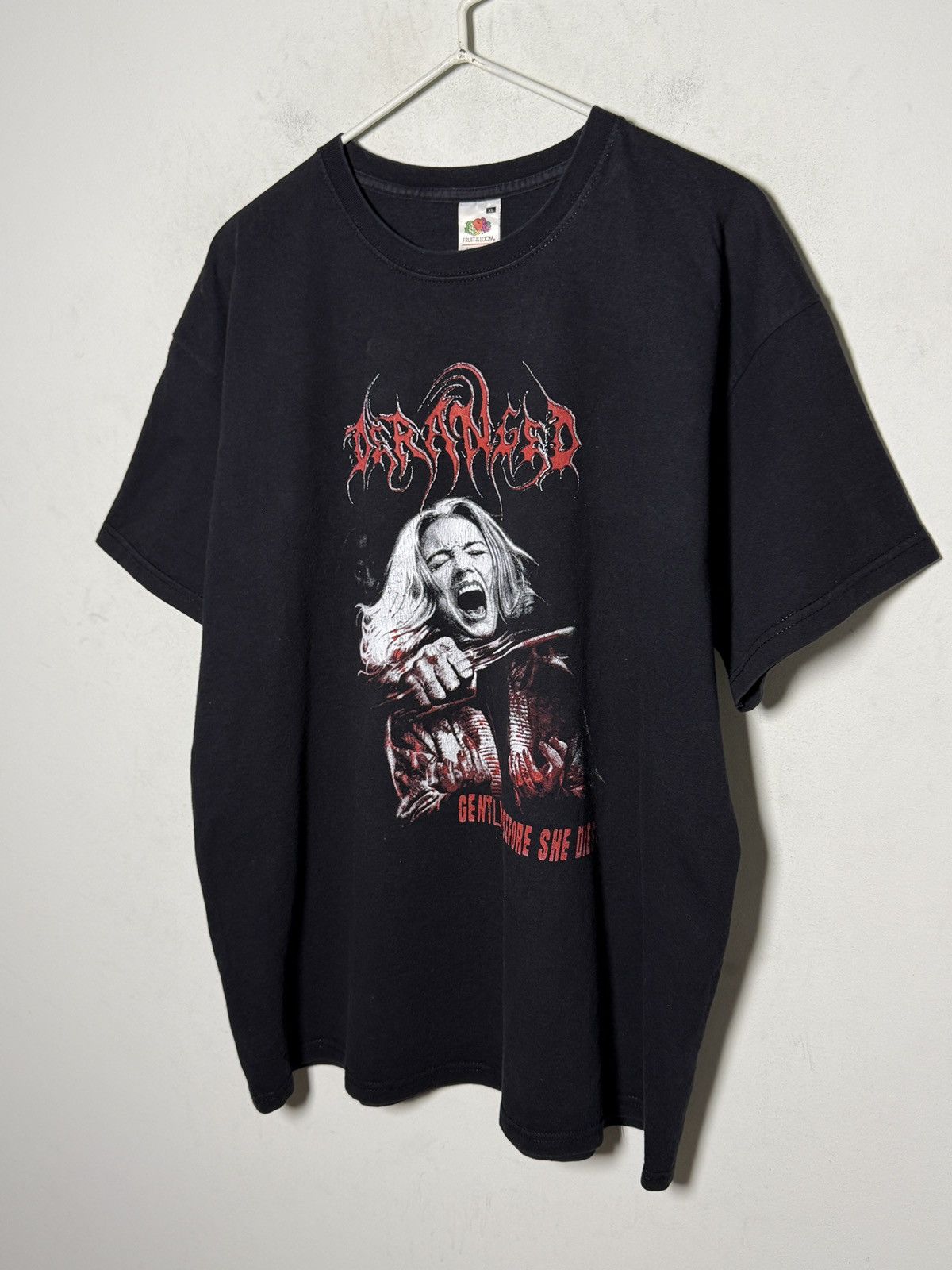 Band Tees Vintage Deranged – “Gently Before She Dies” band tee Size US XL / EU 56 / 4 - 2 Thumbnail