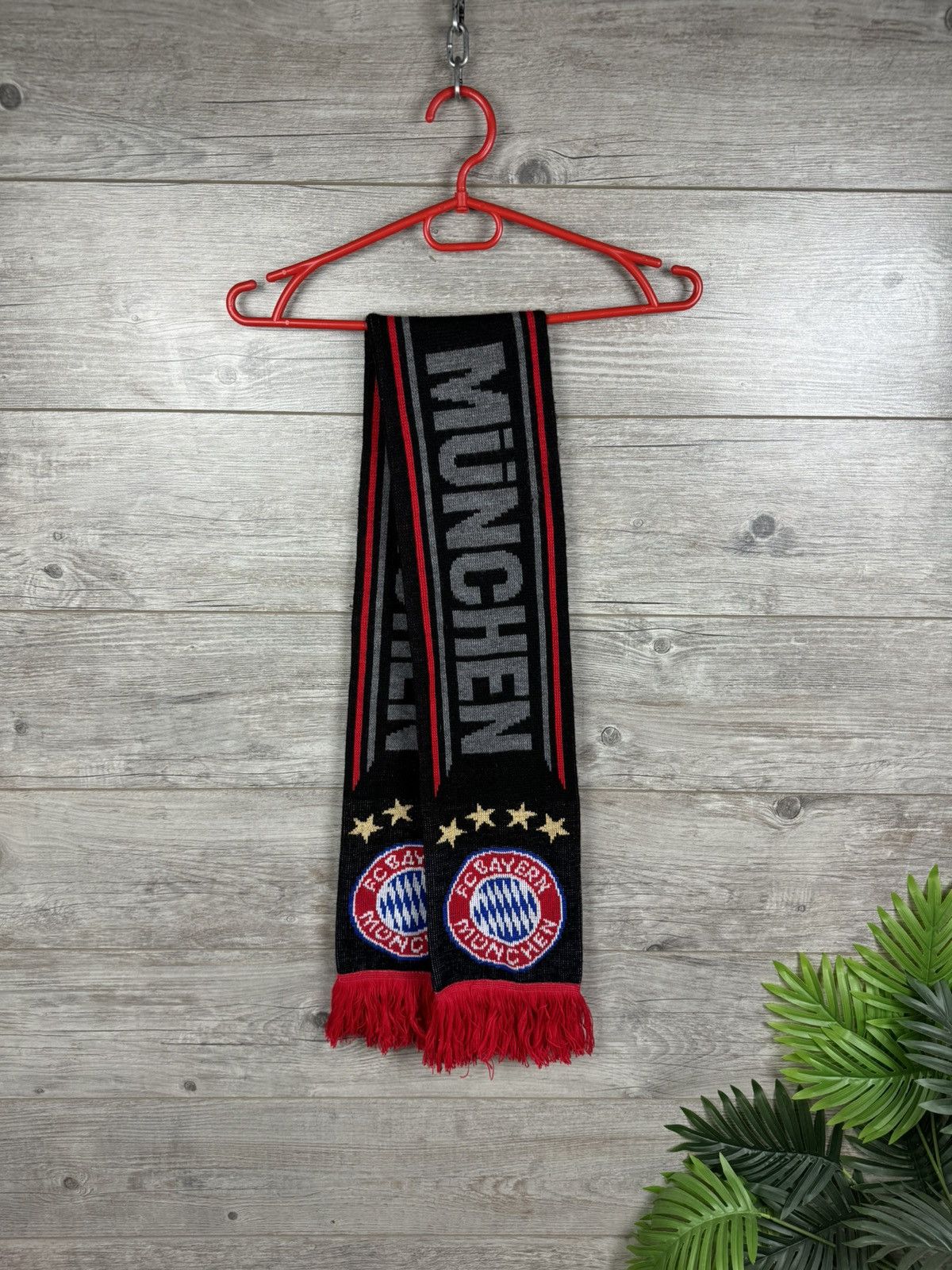 Vintage Vintage Scarf 🧣 Football Club FC Bayern Munchen Size ONE SIZE - 4 Thumbnail