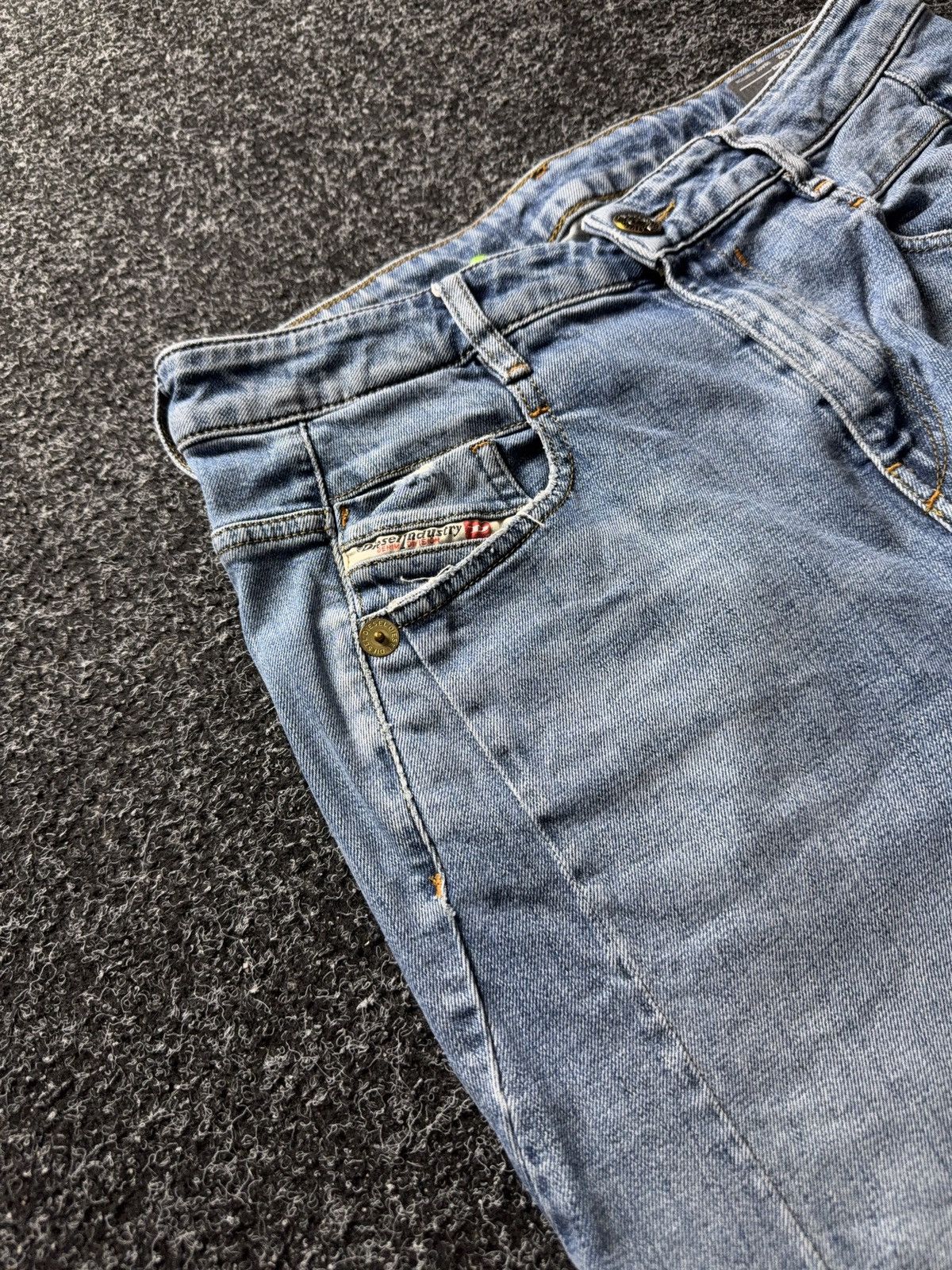 Diesel Luxury 00s Y2K Diesel D-Fayza Boyfriend Low Waist Jeans Size 27" / US 4 / IT 40 - 5 Thumbnail