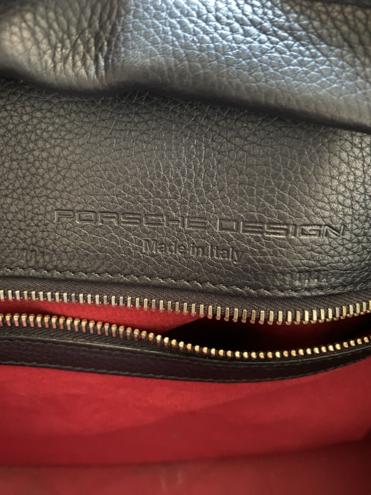 Porsche Design Porsche design black leather front pocket tote Size ONE SIZE - 11 Thumbnail