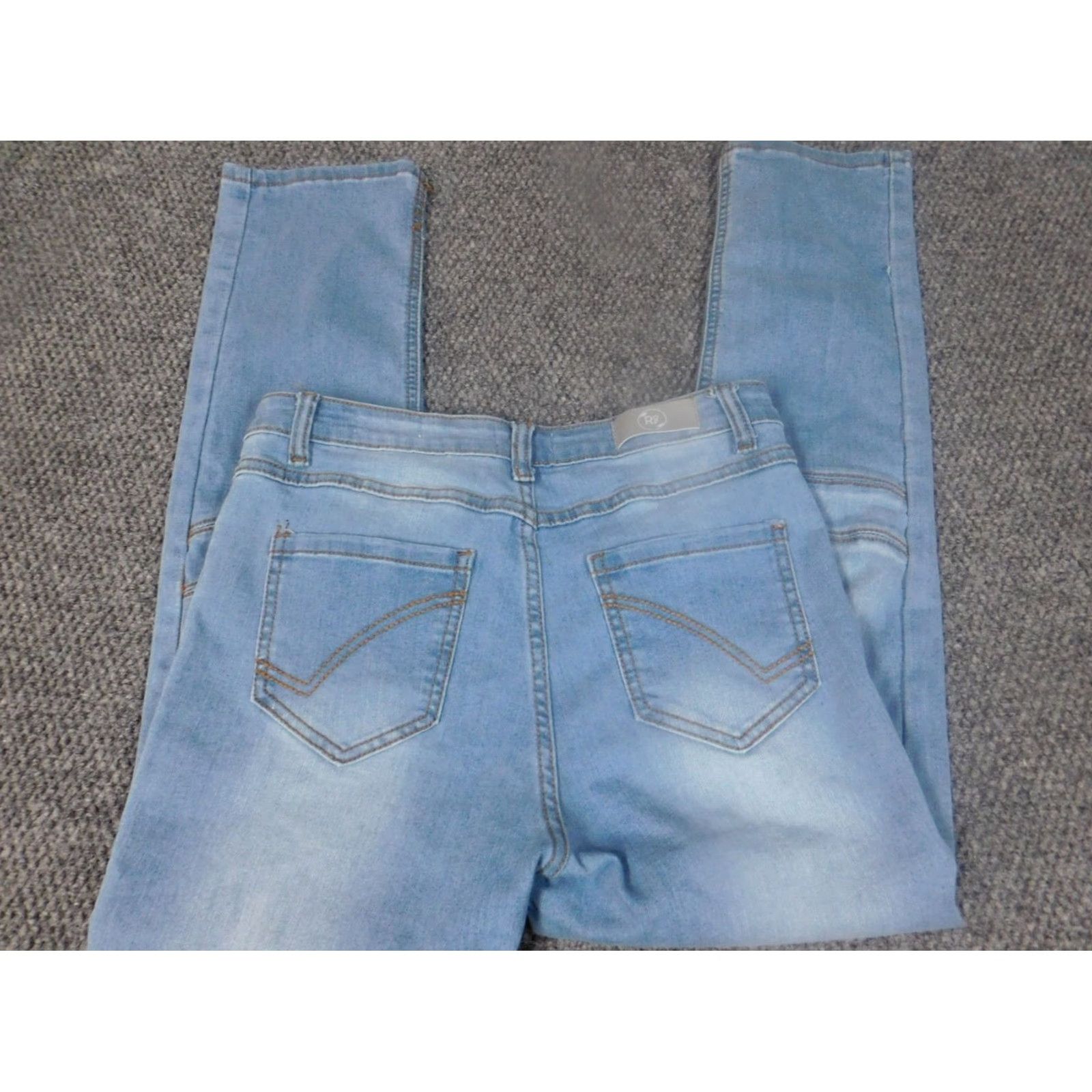 Ring Of Fire Ring of Fire Jeans Womens 28 Slim Denim Blue Straight 28 Inseam 27 Zip Zipper Cotton Polyester Classic Slimming Regular Modern 60s? Size 28" / US 6 / IT 42 - 5 Thumbnail