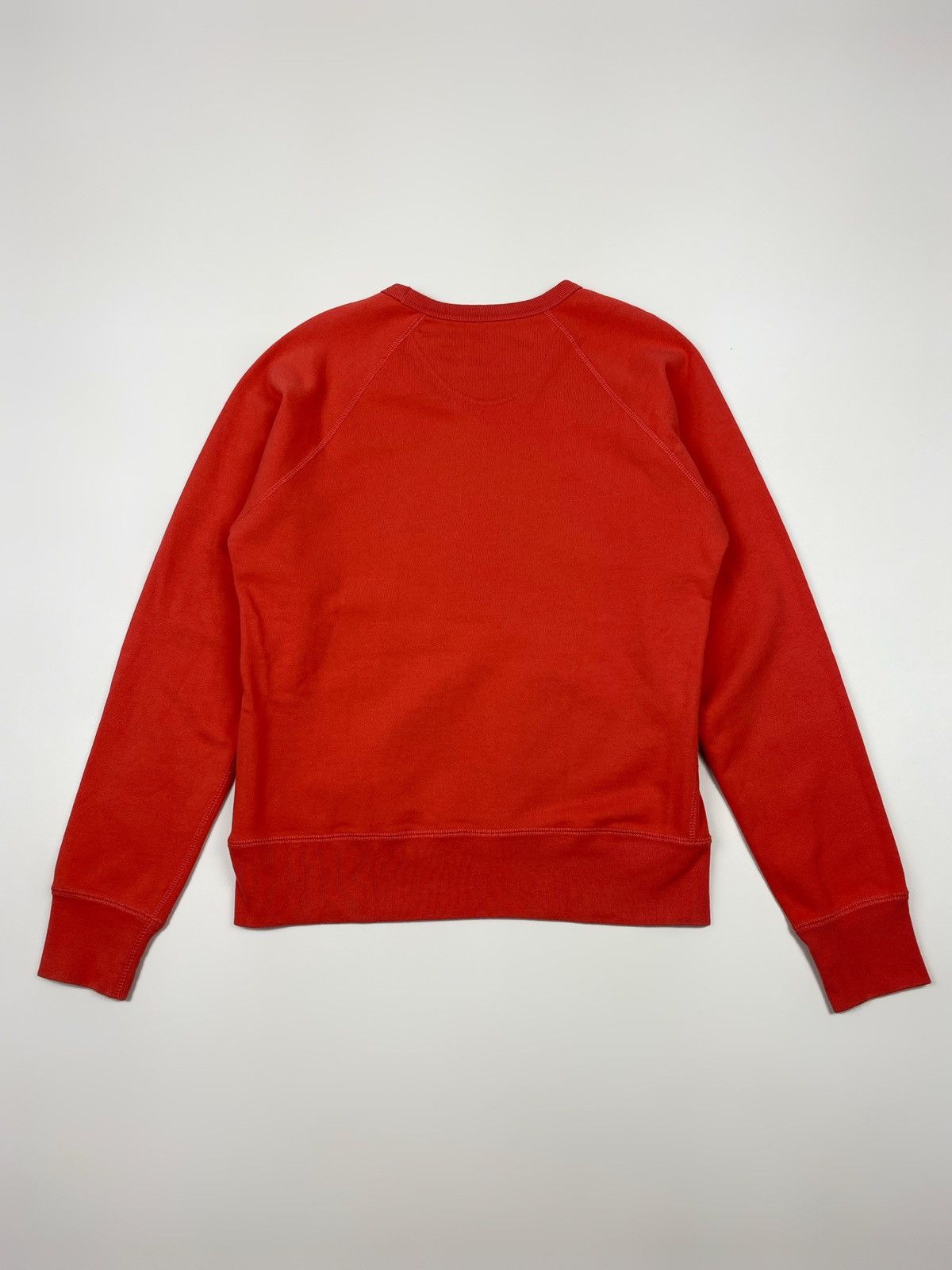 Uniqlo Uniqlo Coral Orange Blank Crew Neck Sweatshirt Size US S / EU 44-46 / 1 - 6 Thumbnail