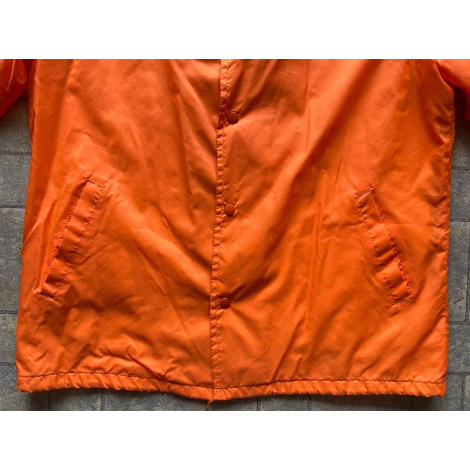 Vintage VINTAGE Montgomery Ward Orange Jacket Snap Men’s XL Tall VTG Size US XL / EU 56 / 4 - 3 Thumbnail