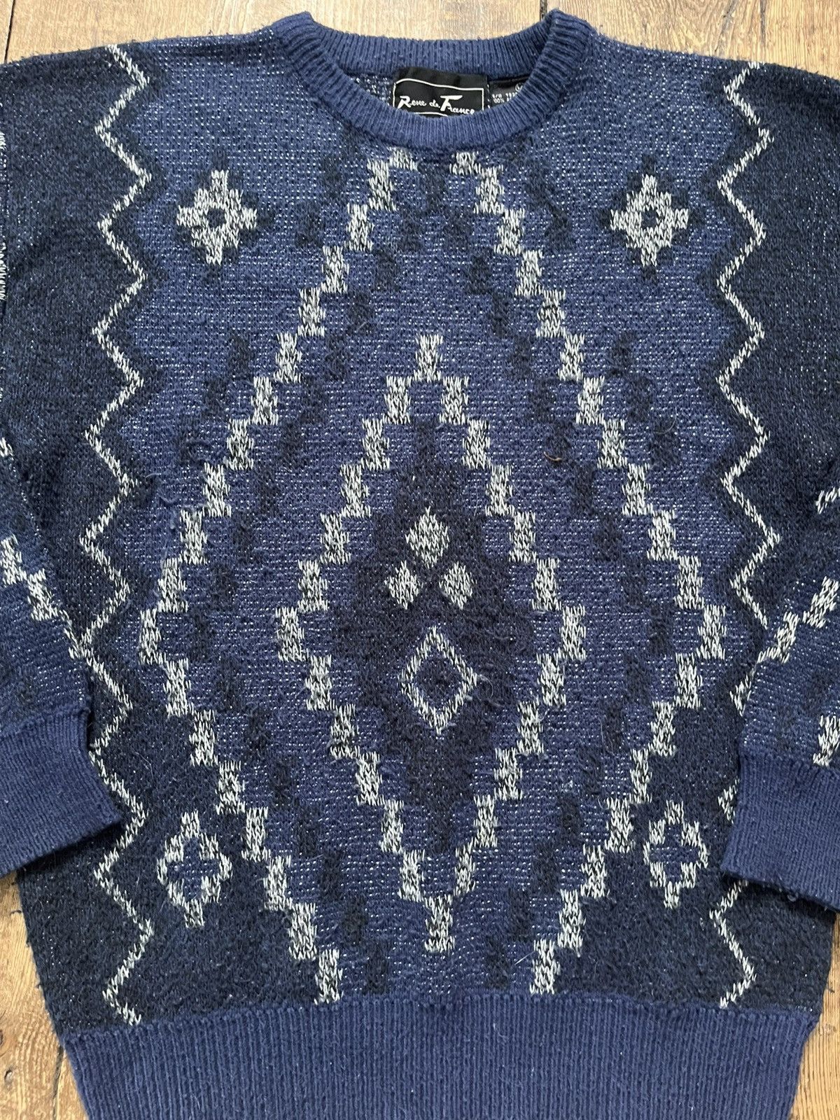 Other Vintage dark blue knit Size US L / EU 52-54 / 3 - 3 Thumbnail