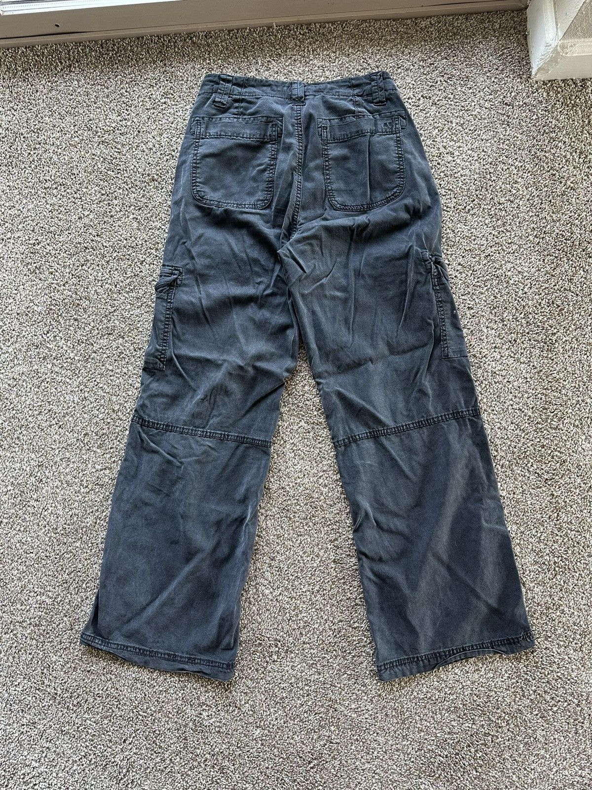 American Eagle Outfitters AE Baggy Cargo Pants Size 25" / US 0 / IT 36 - 2 Thumbnail