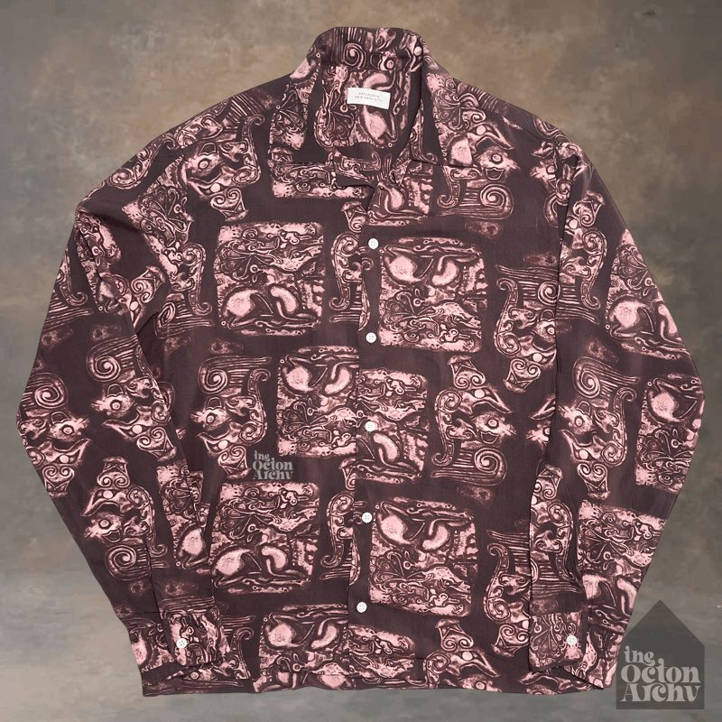 Saturdays NYC Saturdays NYC Canty Pendant Shirt 'Dark Mauve' NWT Size US M / EU 48-50 / 2 - 1 Thumbnail