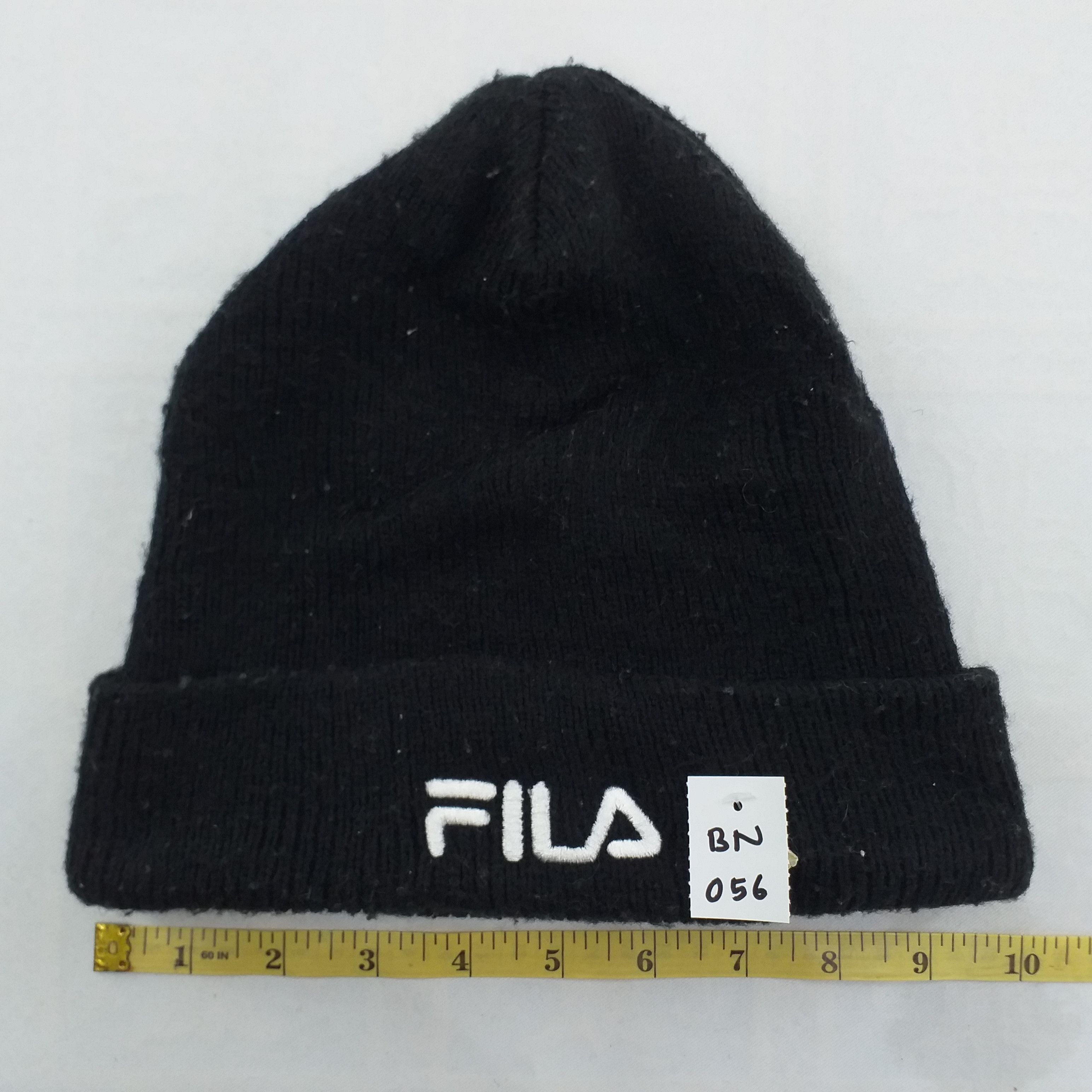 Fila FILA Embroidery Spell out Snow Cap Hat Beanie -BN056 Size ONE SIZE - 3 Thumbnail