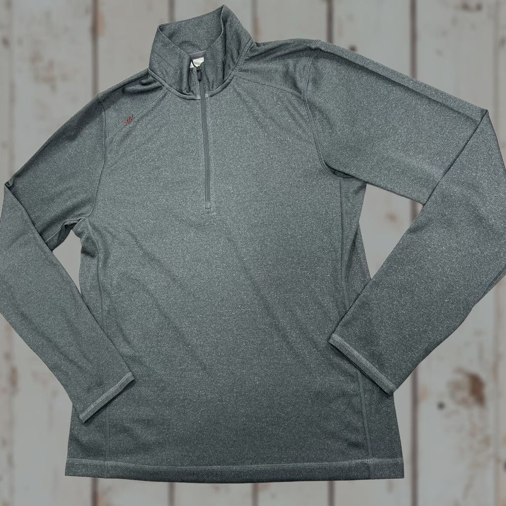 Rhone Rhone 1/4 Zip Pullover Mens M Gray Long Sleeve Golf Stretch Knit Performance Mock Neck Pullover Shirt Size US M / EU 48-50 / 2 - 1 Thumbnail