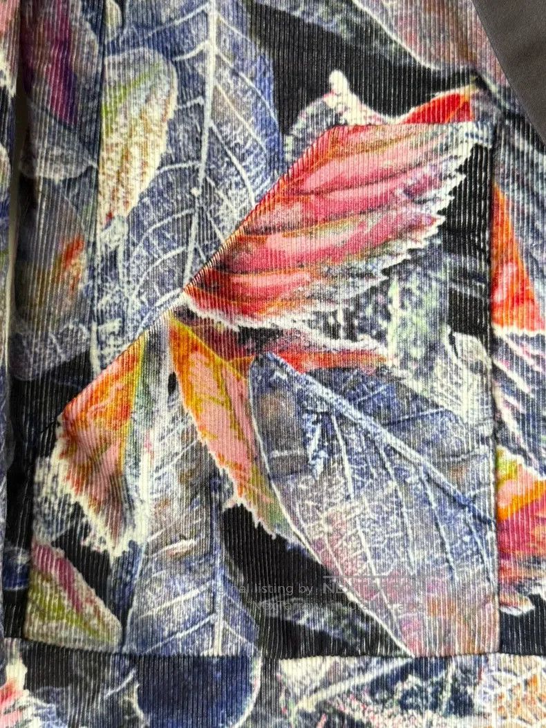 Chanel Chanel 18K Forest Series Corduroy Leaves Jacket Size S / US 4 / IT 40 - 5 Thumbnail