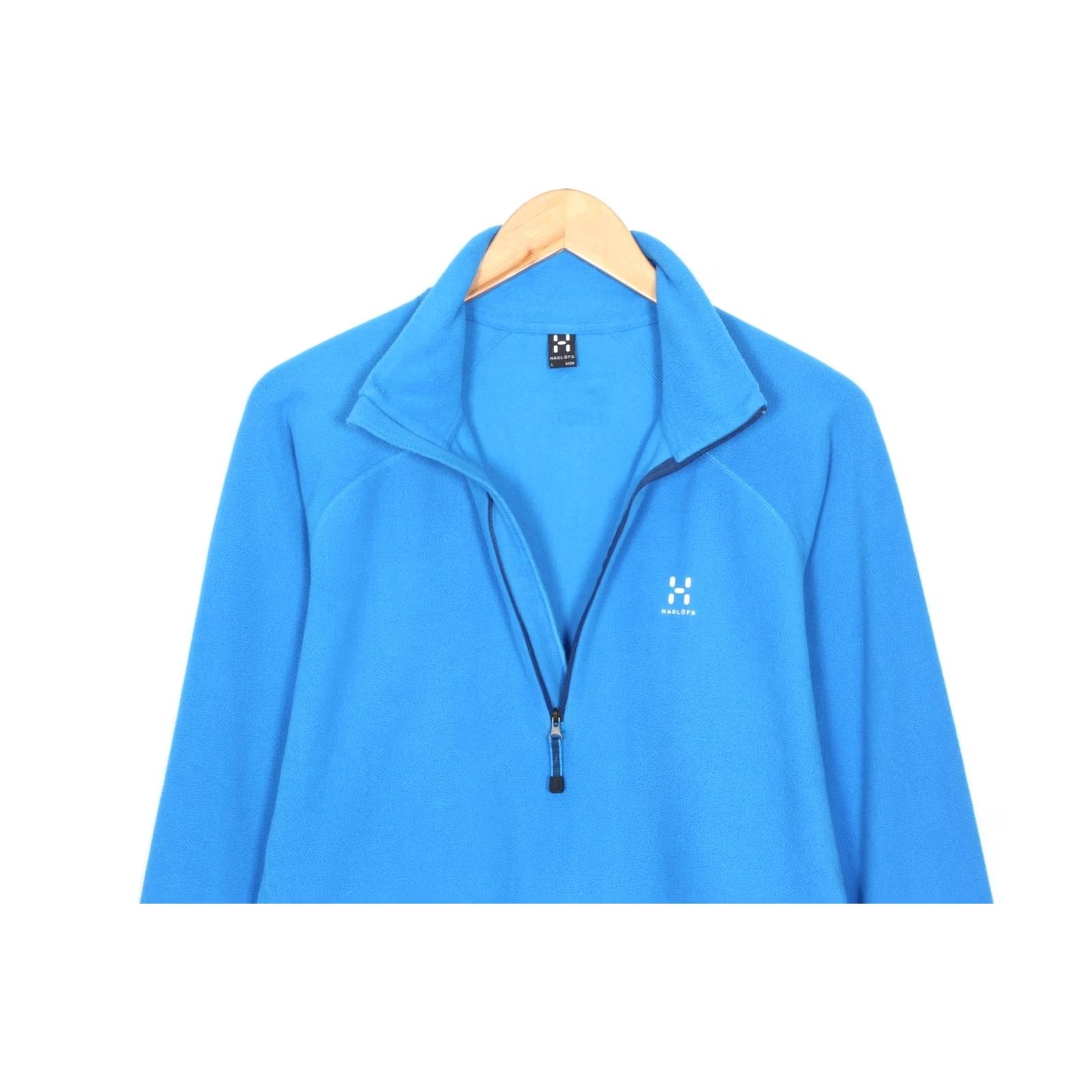Vintage VINTAGE Haglöfs ASTRO Half Zip Fleece Pullover Top Men L Blue Size US L / EU 52-54 / 3 - 2 Thumbnail