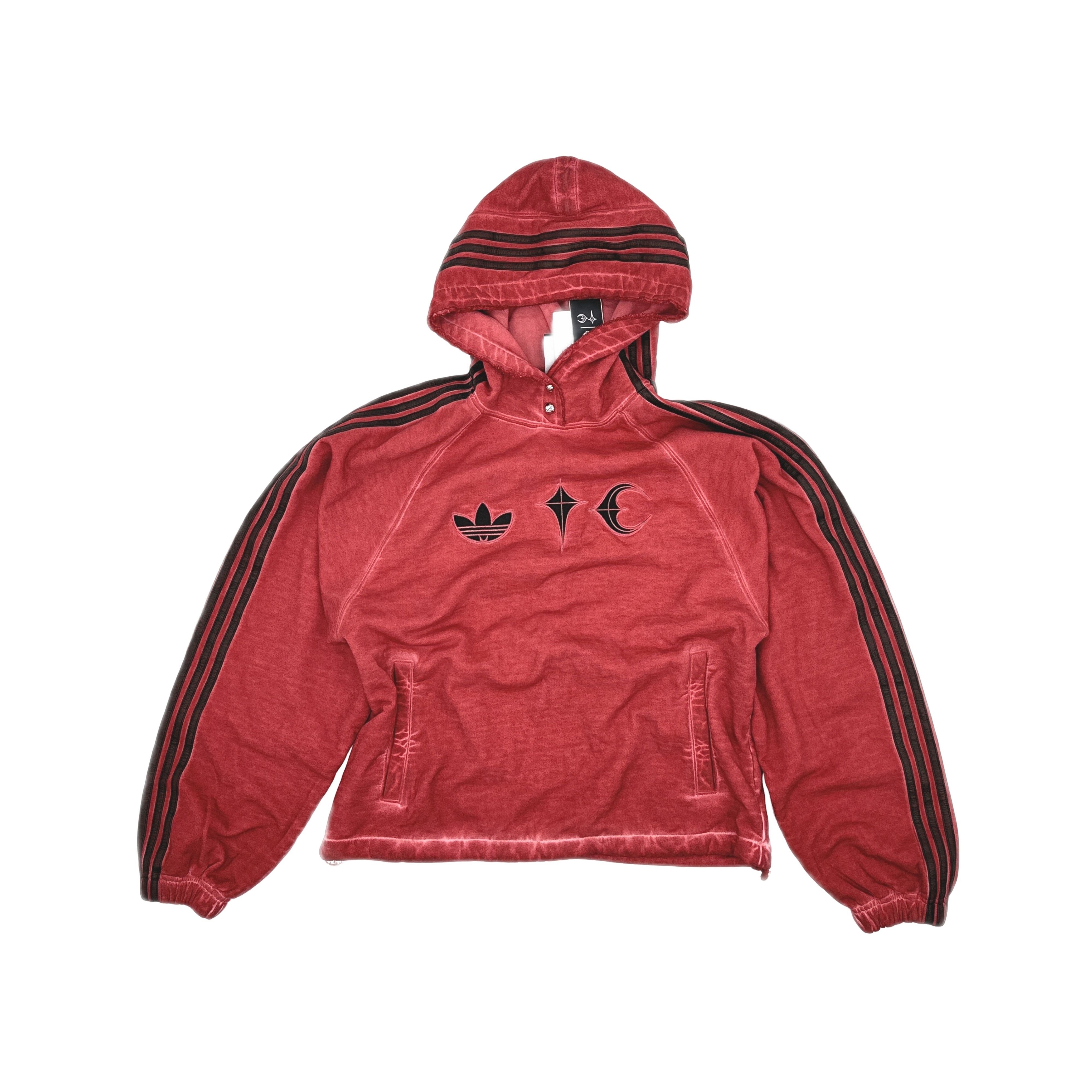 Adidas adidas x Thug Club Washed Red Sweat Hoodie US M Size US M / EU 48-50 / 2 - 1 Thumbnail