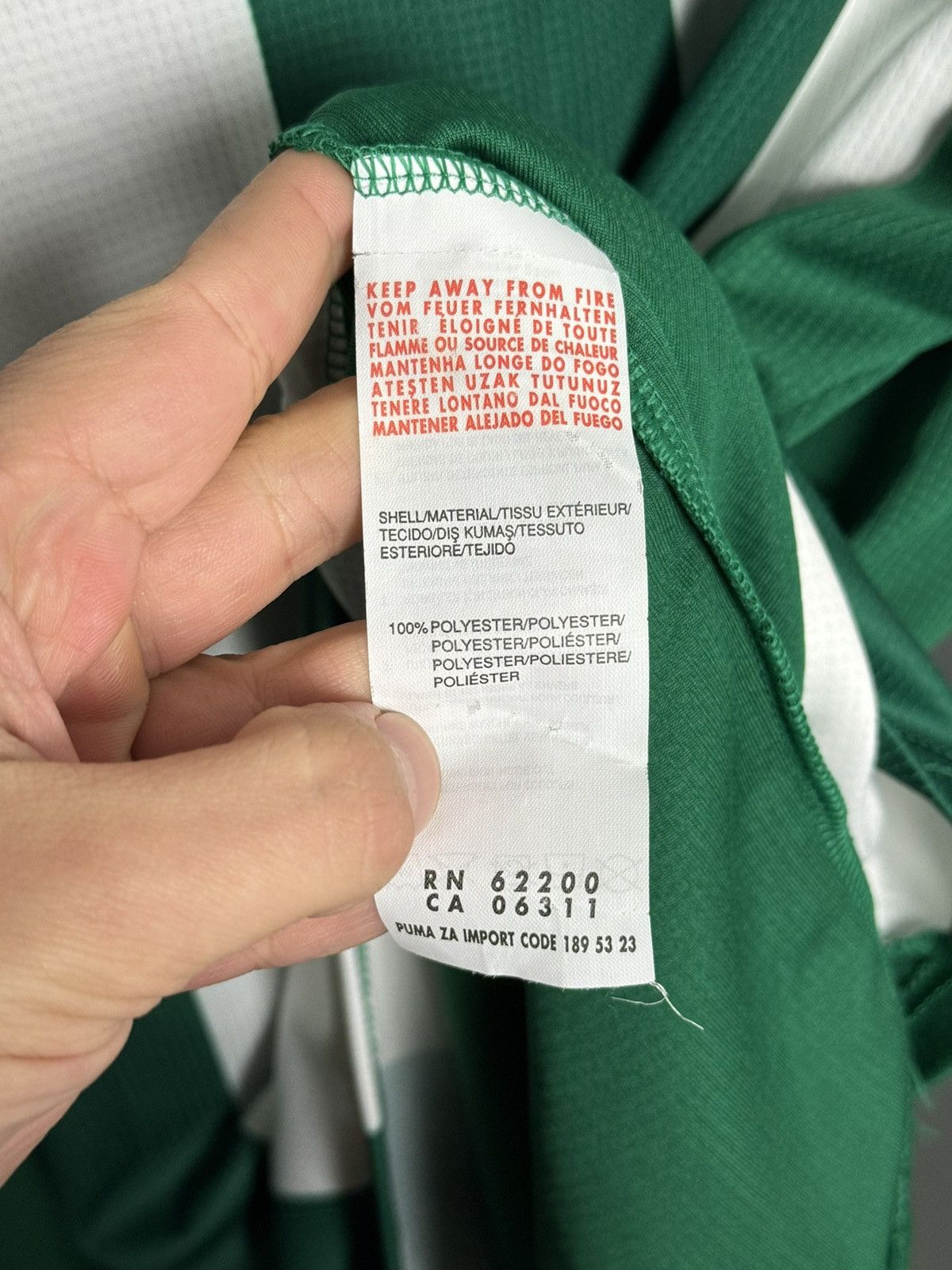 Puma 3XL Bursaspor Home Football Soccer Jersey T-Shirt Size US XXL / EU 58 / 5 - 10 Thumbnail