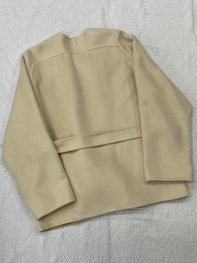 Hermes Hermes Oatmeal Double-faced Cashmere Overcoat Size XS / US 0-2 / IT 36-38 - 3 Thumbnail