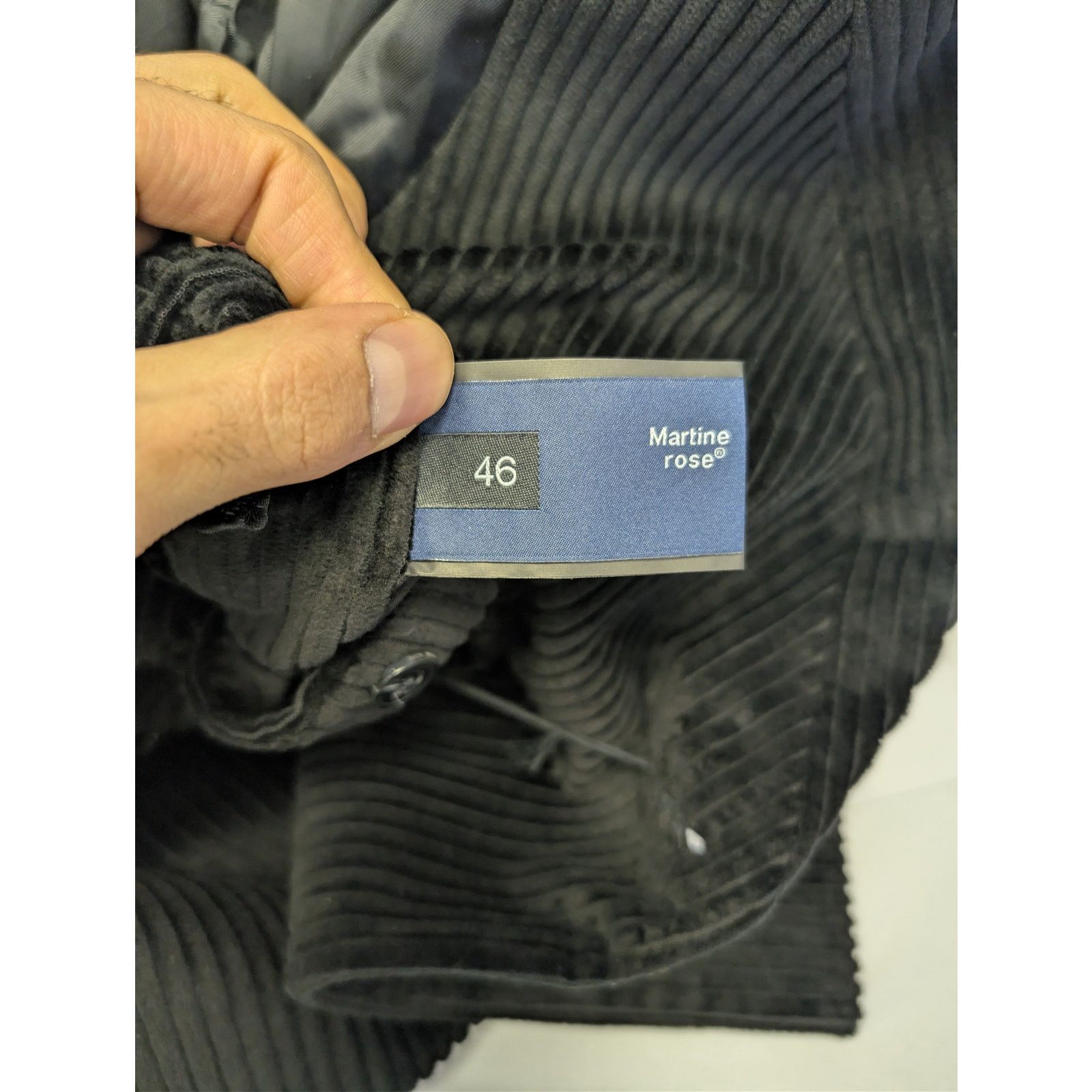 Martine Rose o1rshd1 Cropped DB Blazer Jacket in Black Size US M / EU 48-50 / 2 - 17 Thumbnail