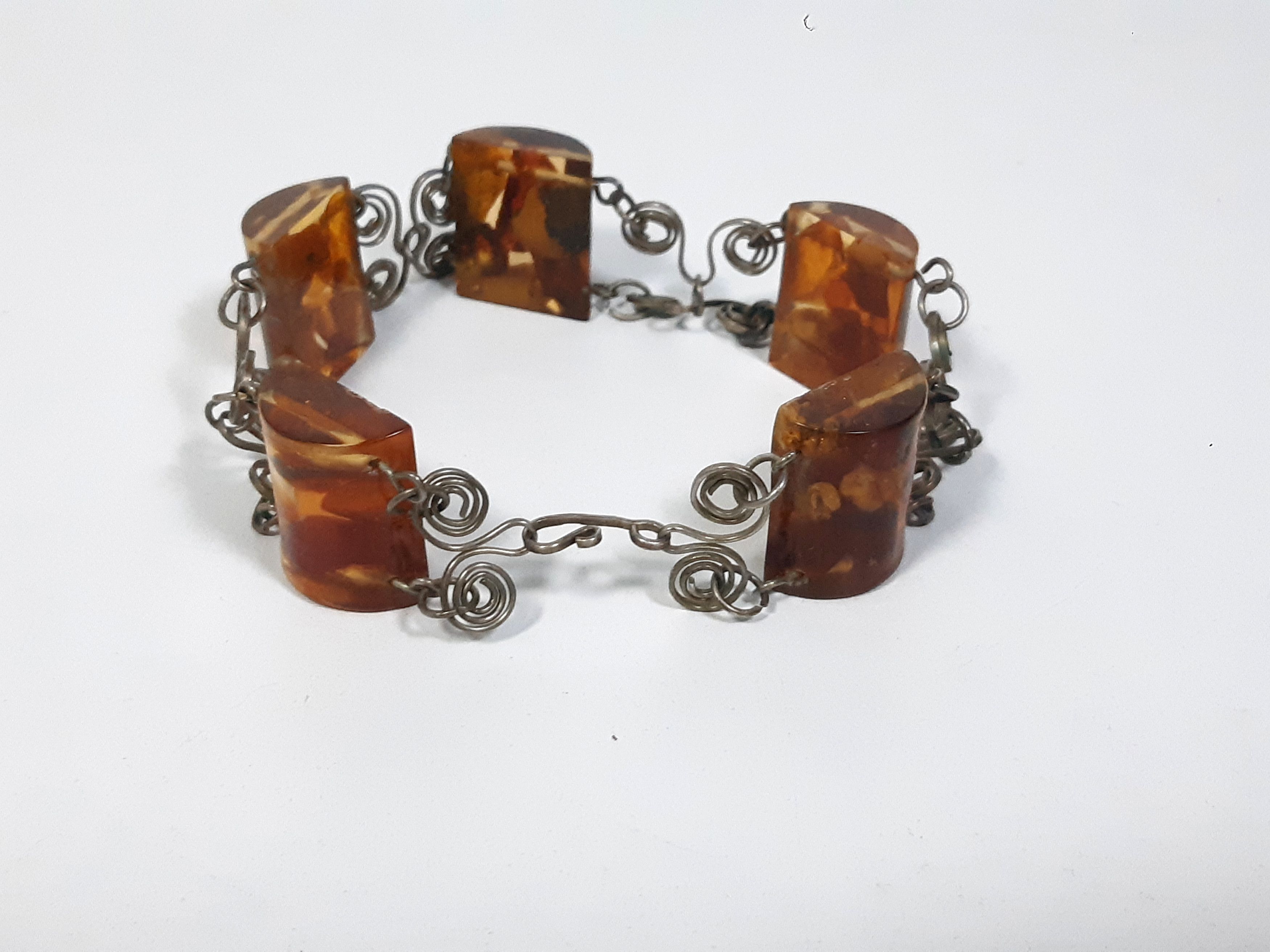 Other Antique bracelet amber / silver 835 Size ONE SIZE - 7 Thumbnail