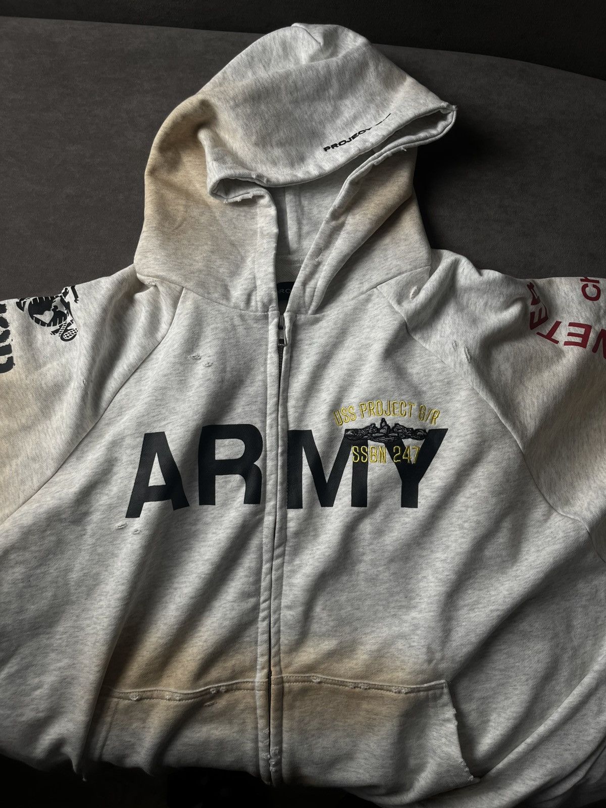 Japanese Brand × PROJECT G/R Project GR ARMY Zipup Hoodie