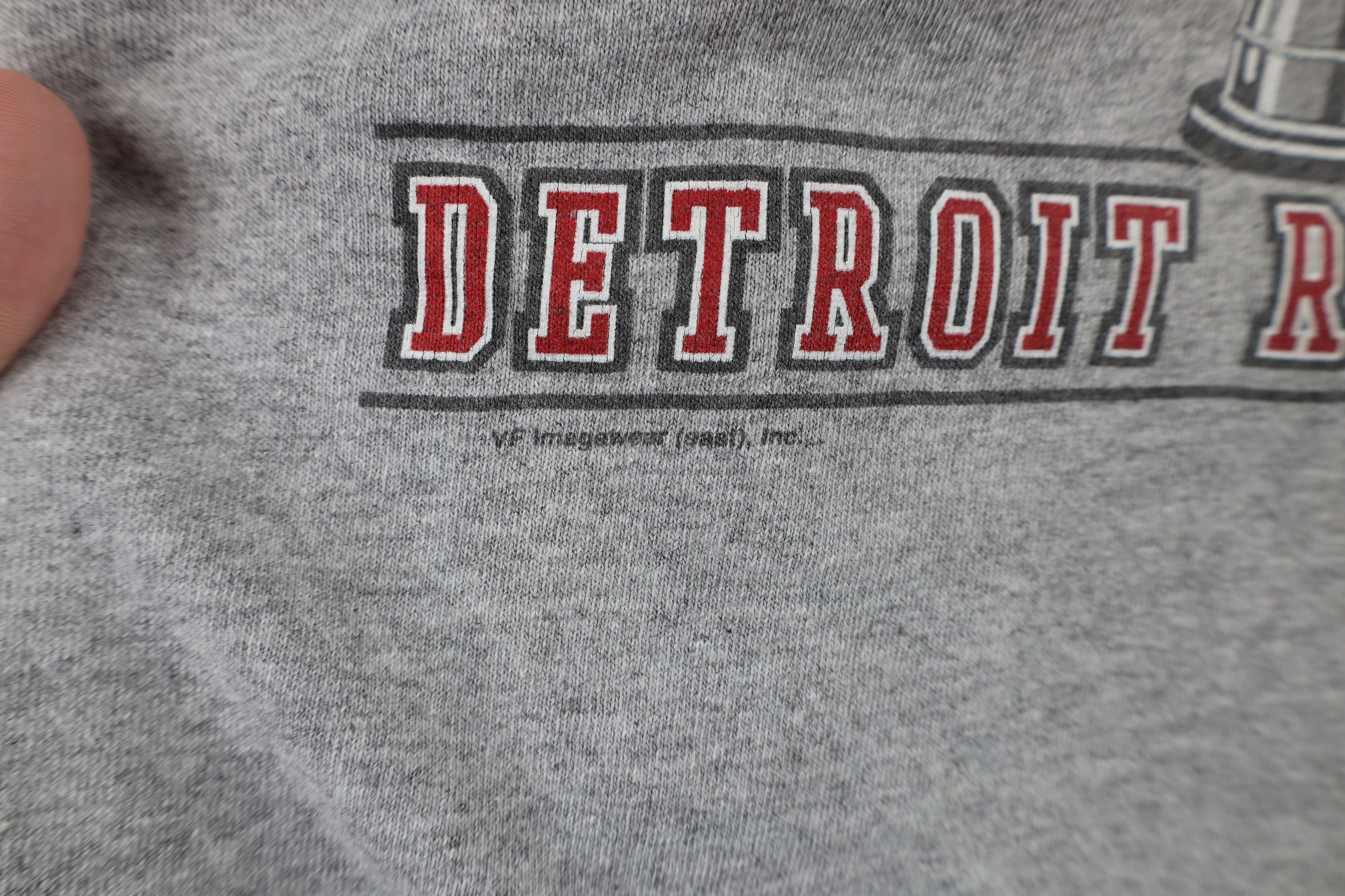 Vintage Vintage Y2K Cup Champs Detroit Red Wings Hockey T-Shirt Size US L / EU 52-54 / 3 - 5 Thumbnail