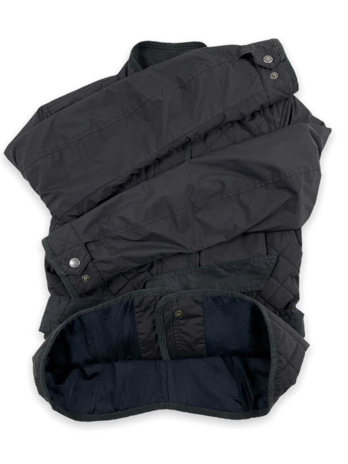 Belstaff Women’s Motorcycle England Silver Label Nylon Belted Jacket Bomber Size S / US 4 / IT 40 - 8 Thumbnail