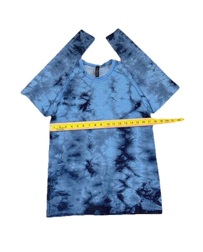 Lululemon LULULEMON METAL VENT TECH LONG SLEEVE MARBLE DYE BLUE SMALL Size US S / EU 44-46 / 1 - 2 Thumbnail