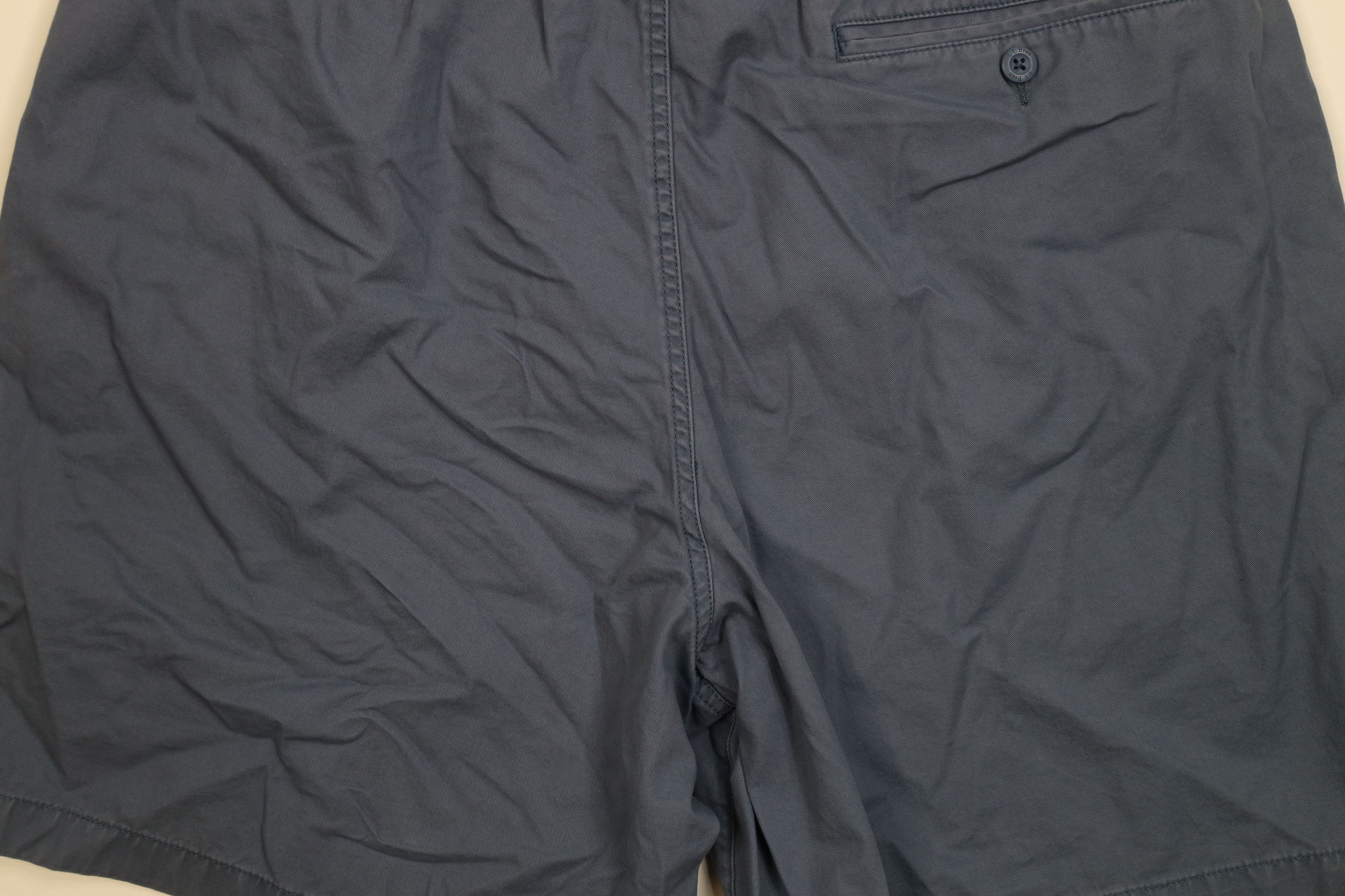L.L. Bean Vtg 90s Y2K LL Bean Above Knee Shorts Organic Cotton Blue Size US 36 / EU 52 - 10 Thumbnail
