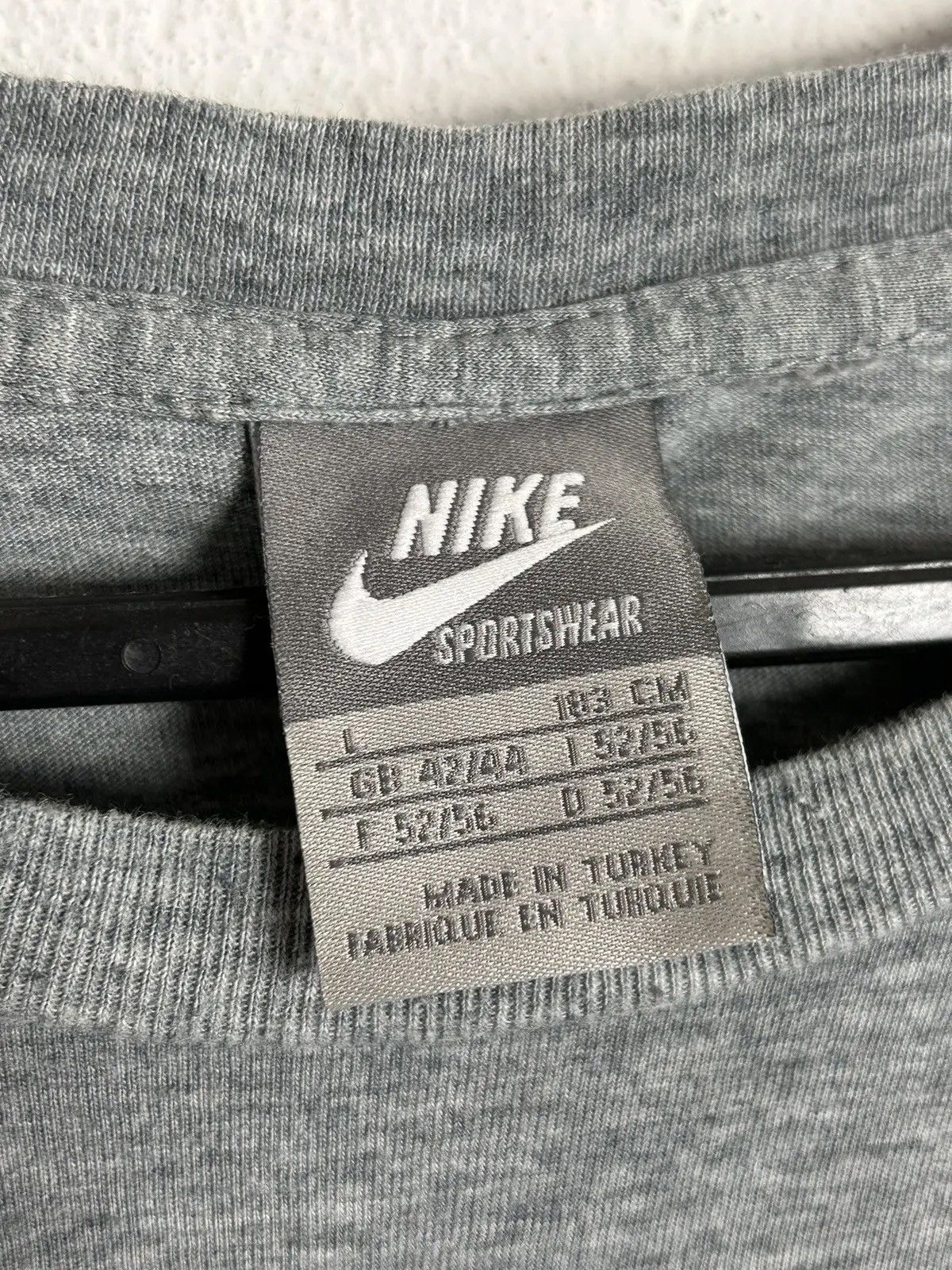 Nike 00s Vintage Nike x Juventus F.C. Long Sleeve T-Shirt In Grey Size US L / EU 52-54 / 3 - 7 Thumbnail