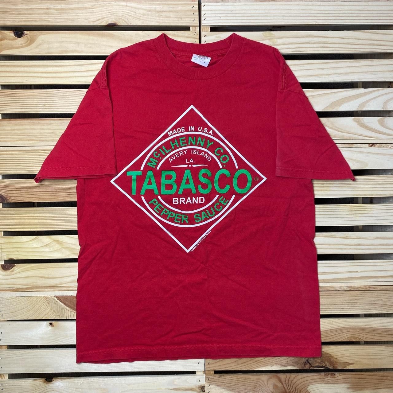 Tabasco Vintage Tabasco Red Hot Sauce Tee Size Large Size US L / EU 52-54 / 3 - 1 Thumbnail