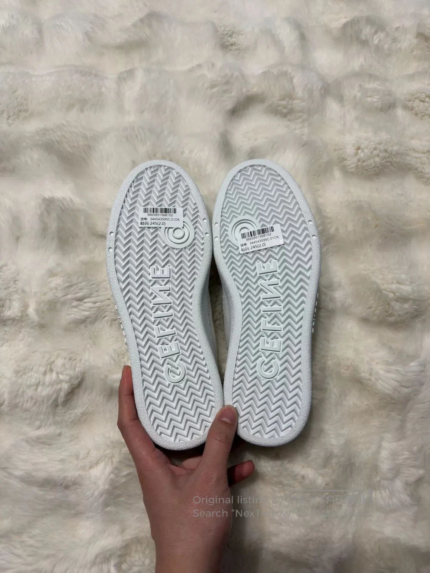 Celine celine classic white sneakers with logo. Size US 8 / EU 41 - 6 Thumbnail